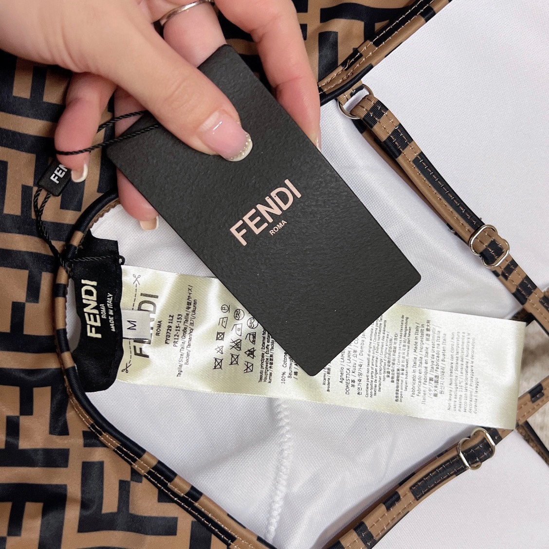 Fendi women's new one-piece bikini