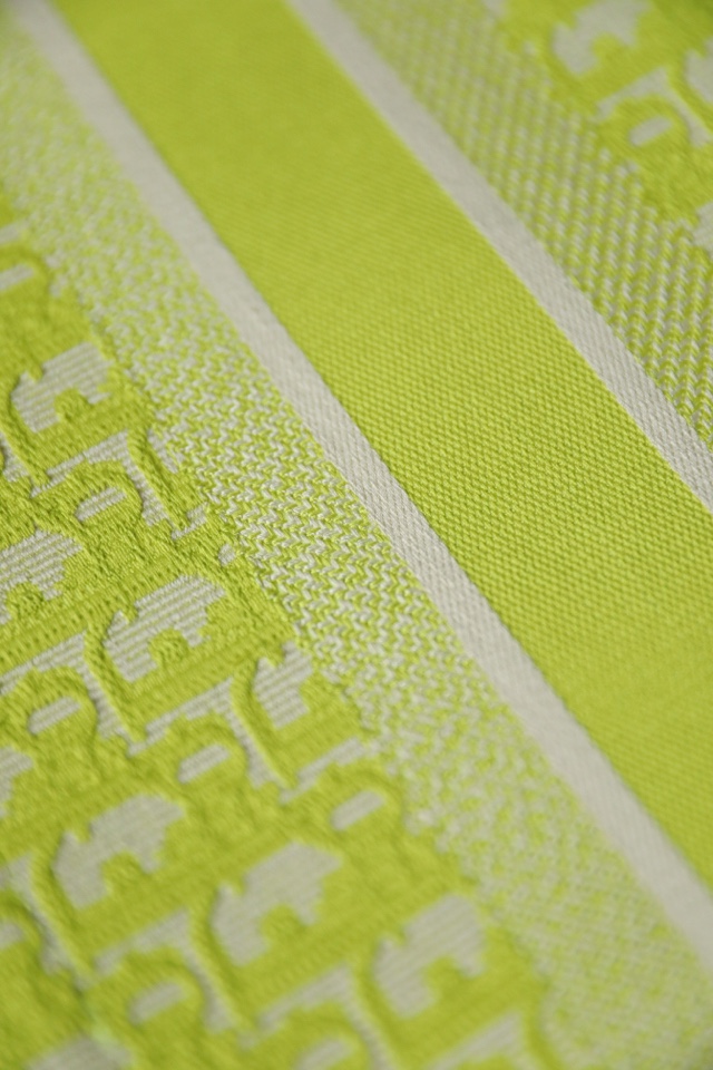 DIOR TOTE Oblique Fluorescent Green