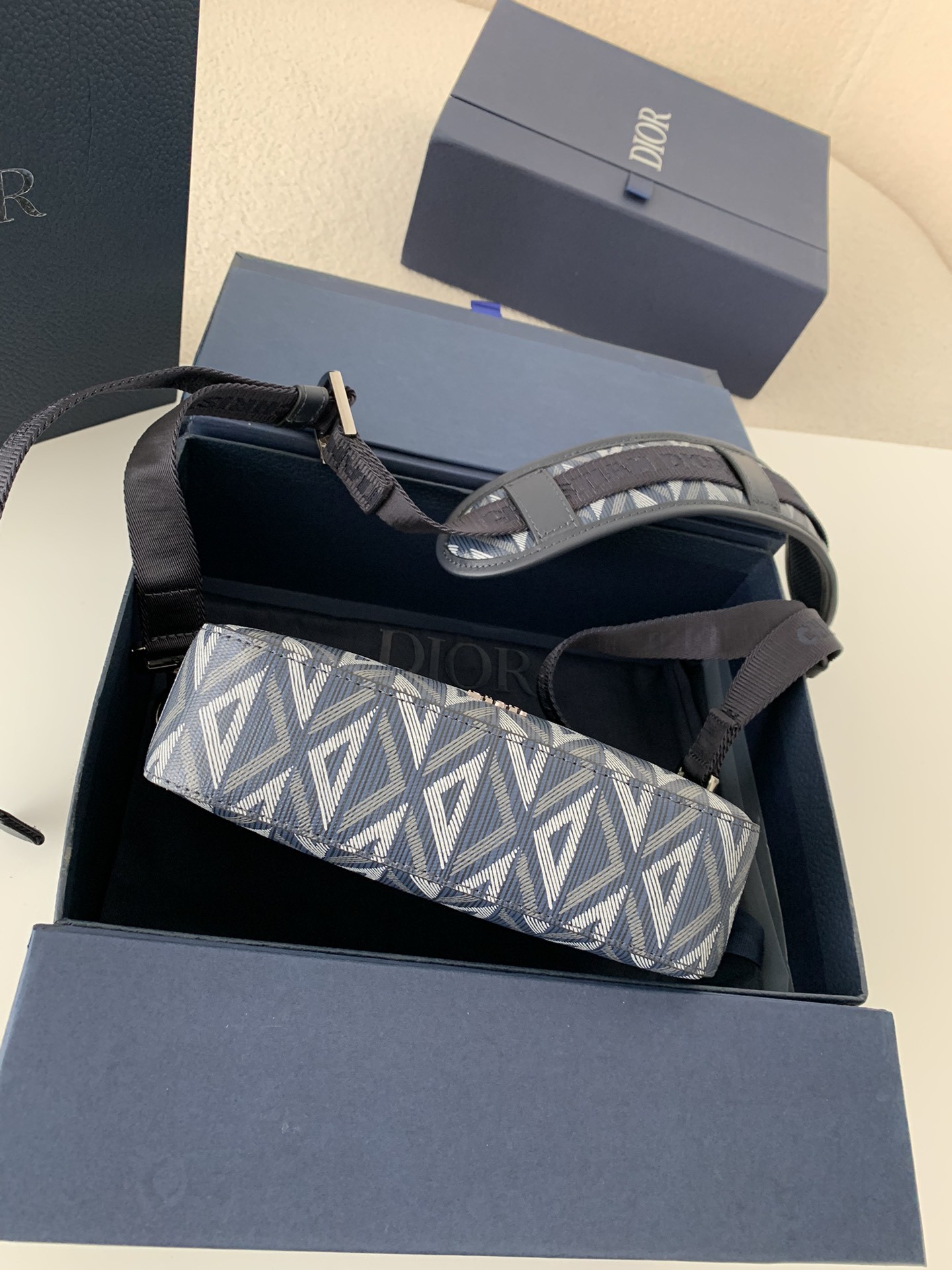 DIOR Men's SAFARI Messenger Bag, Top Quality Size: 22 * 15 * 6cm