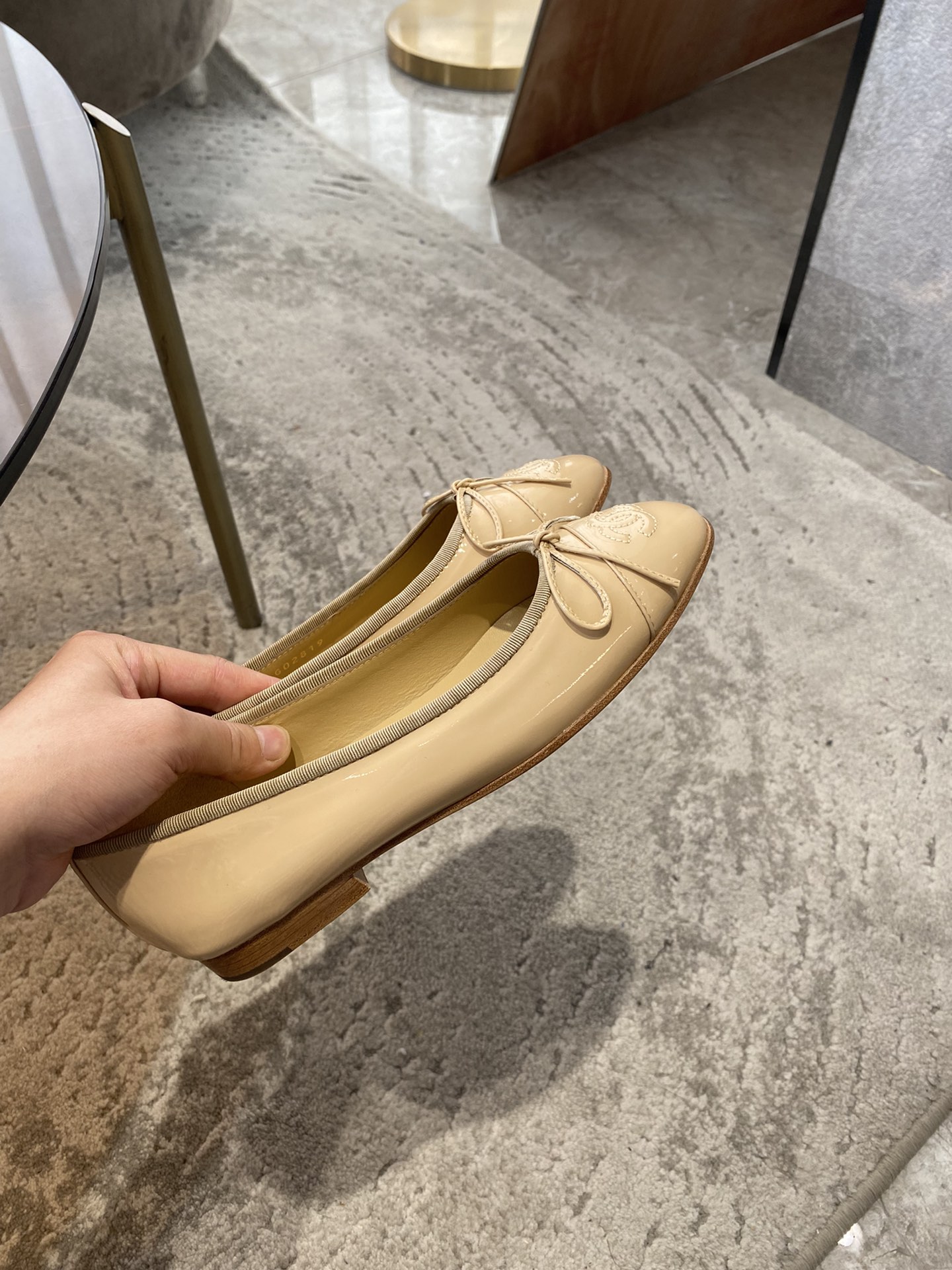 CHANEL ballet shoes Imported custom leather Italy imported leather outsole