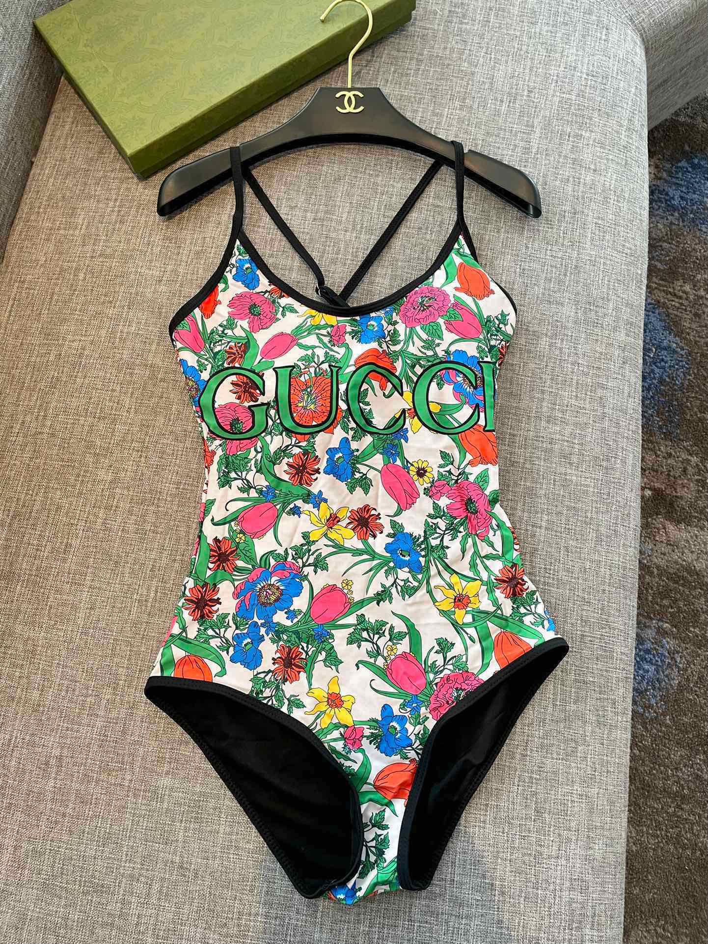 Gucci's new floral one-piece swimsuit