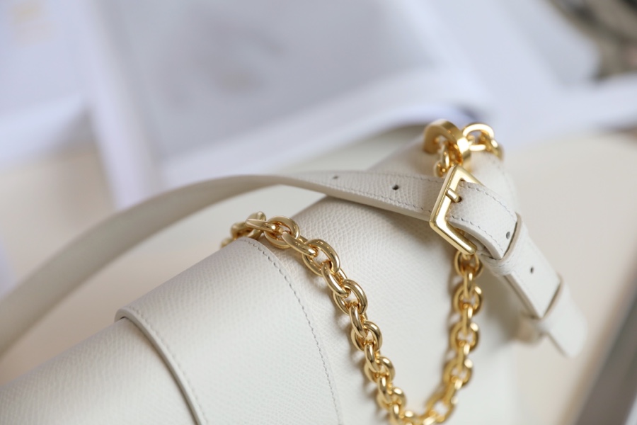 Montaigne Montaigne palm print chain bag palm white