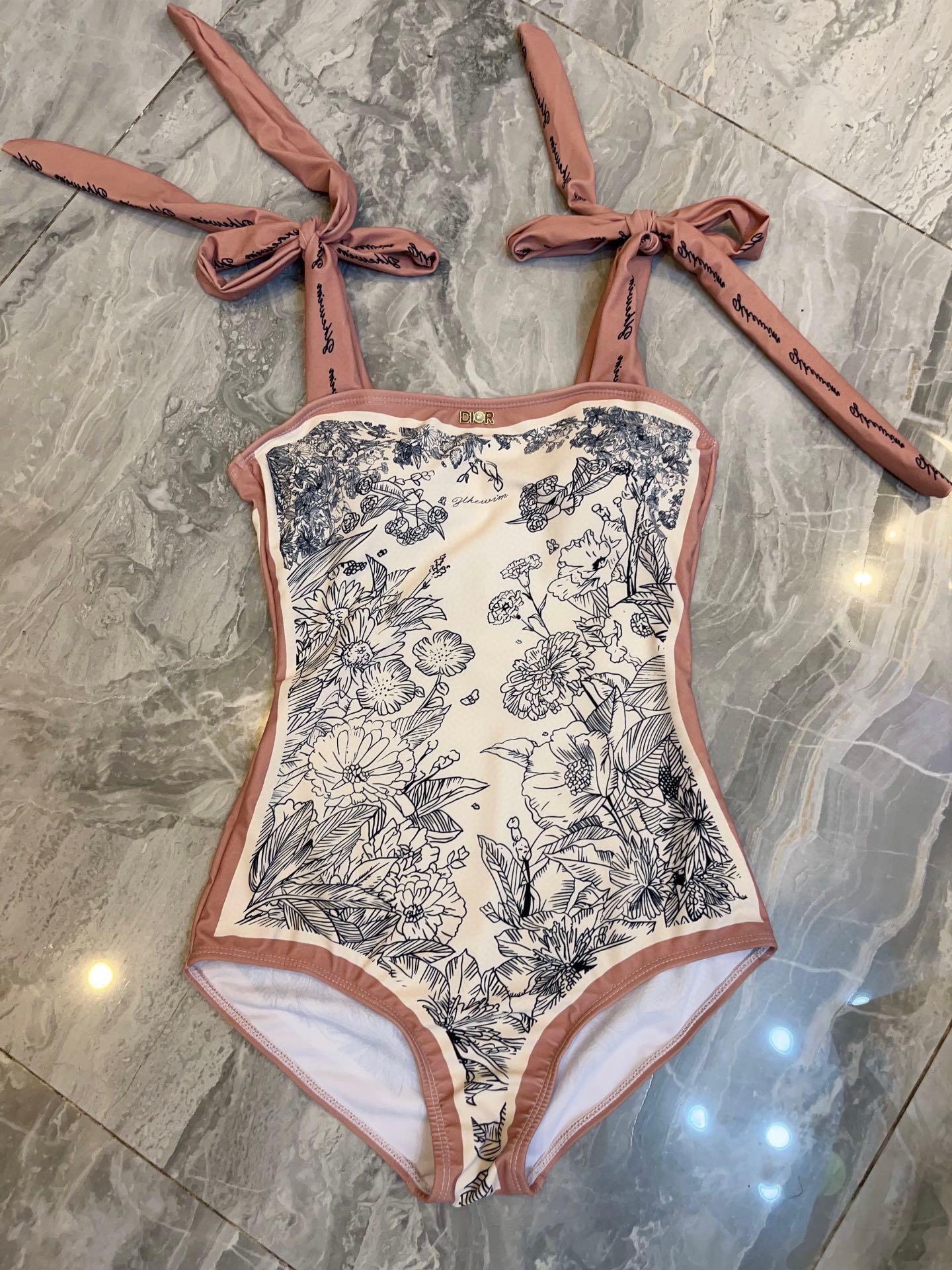 Dior one-piece swimming costume