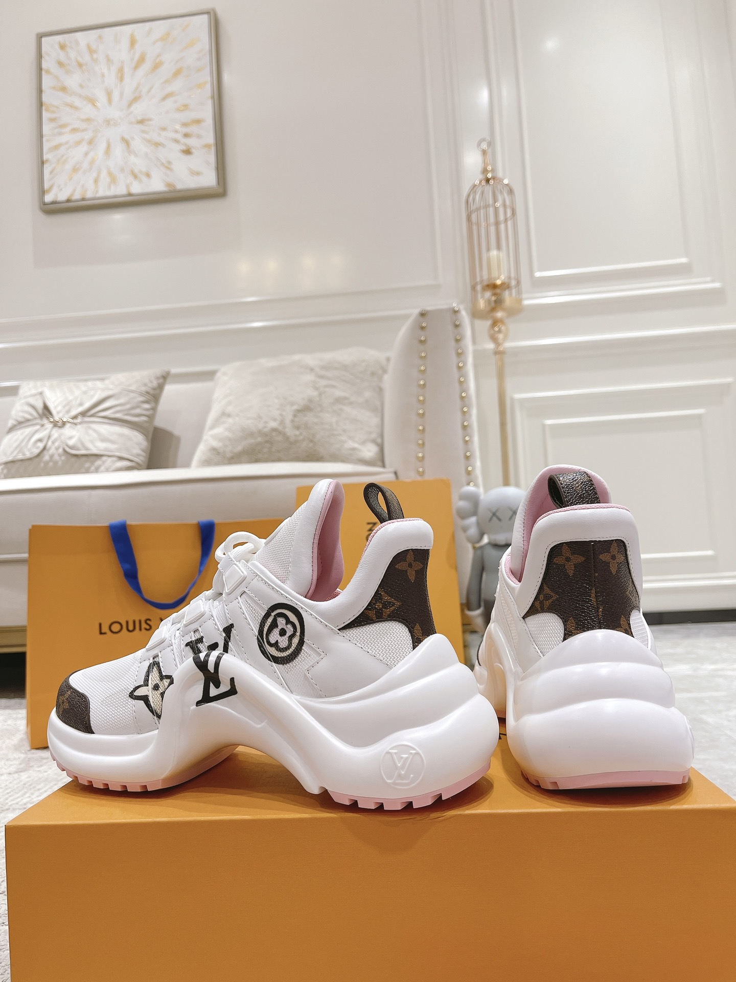 Louis Vuitton Archlight Donkey Brand Louis Vuitton Casual Sports Dad Shoes