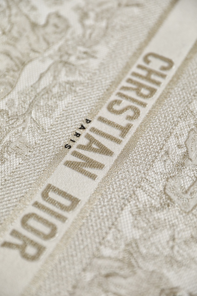 DIOR TOTE Metallic Wire Tiger