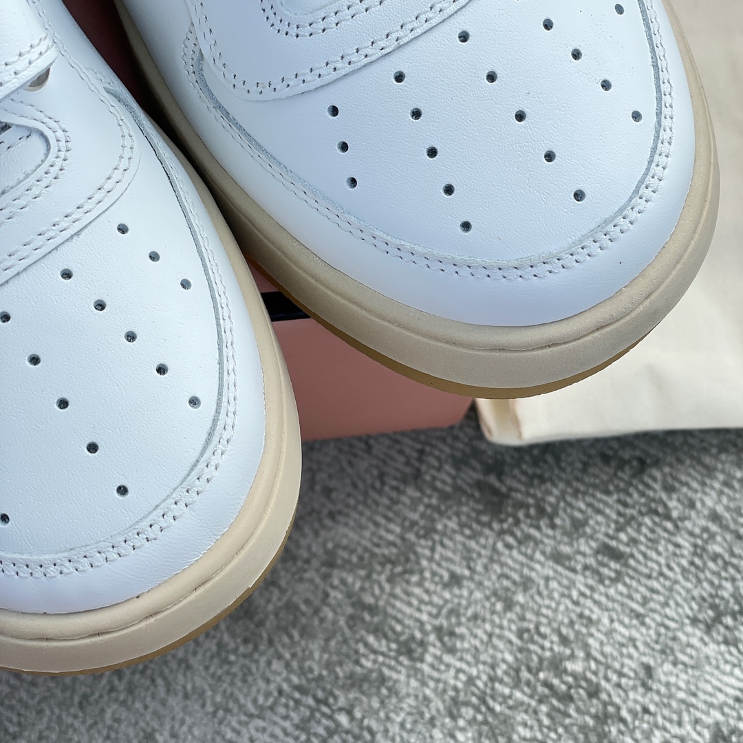 Acn*e Studio*s White Velcro Shoes