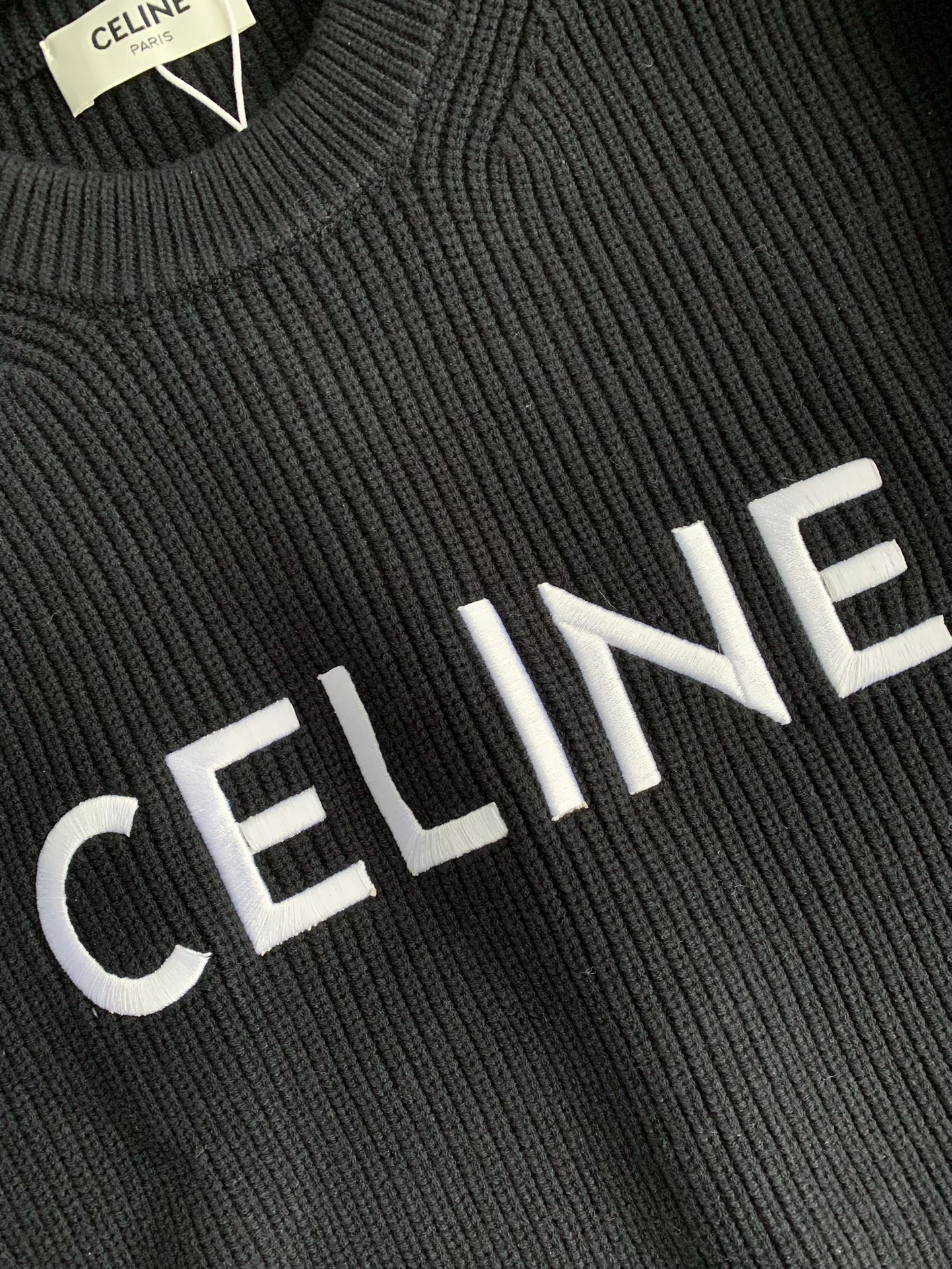 Celine sweater knitted material