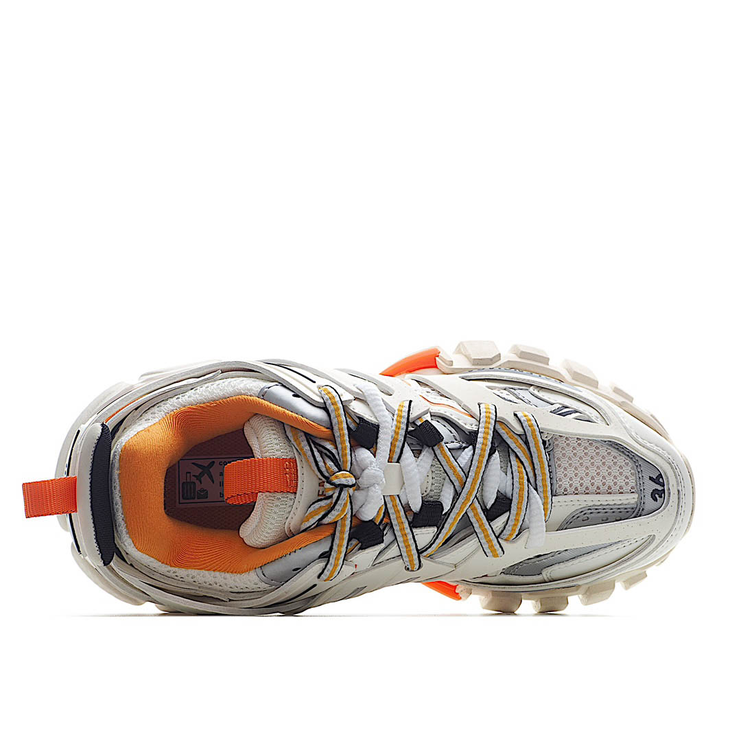 Balenciaga Sneaker Tess s.Gomma MAILLE WHITE/ORANGE