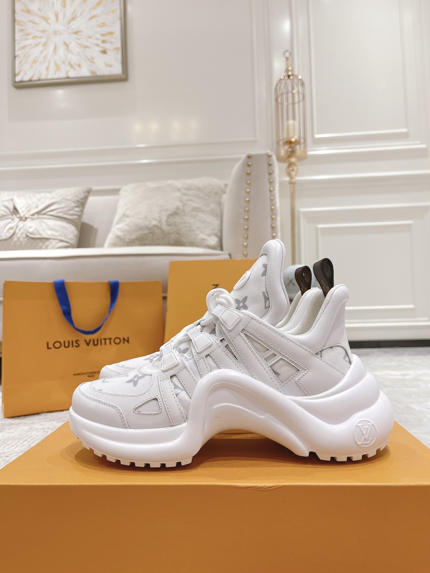 Louis Vuitton Archlight Donkey Brand Louis Vuitton Casual Sports Dad Shoes