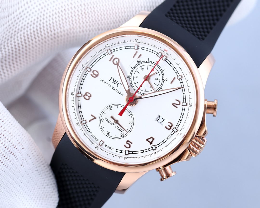 IWC- Portuguese IW390704 with Cal. 89361 chronograph movement Superluminova