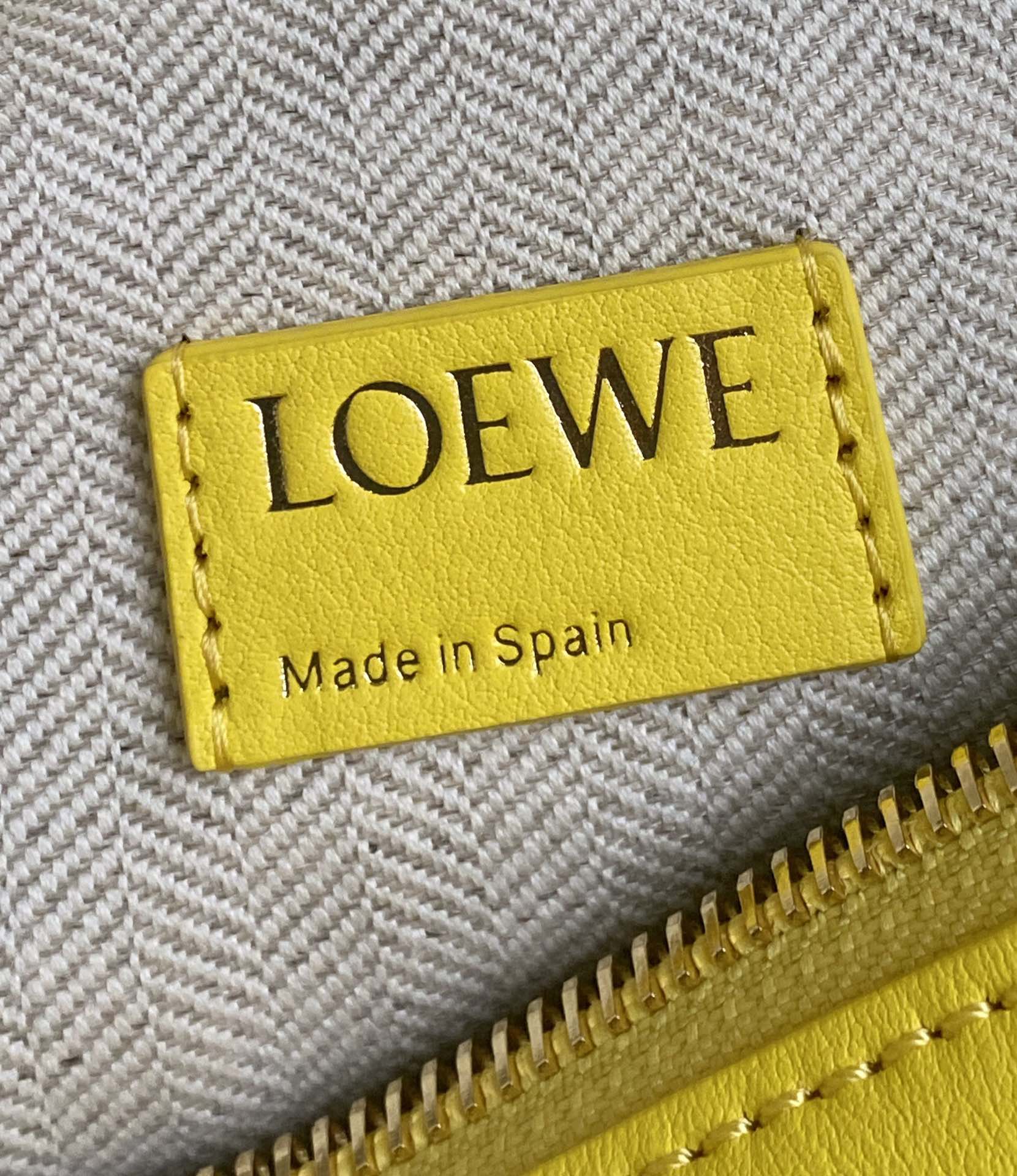 LOEWE cubi full leather lunch box bag