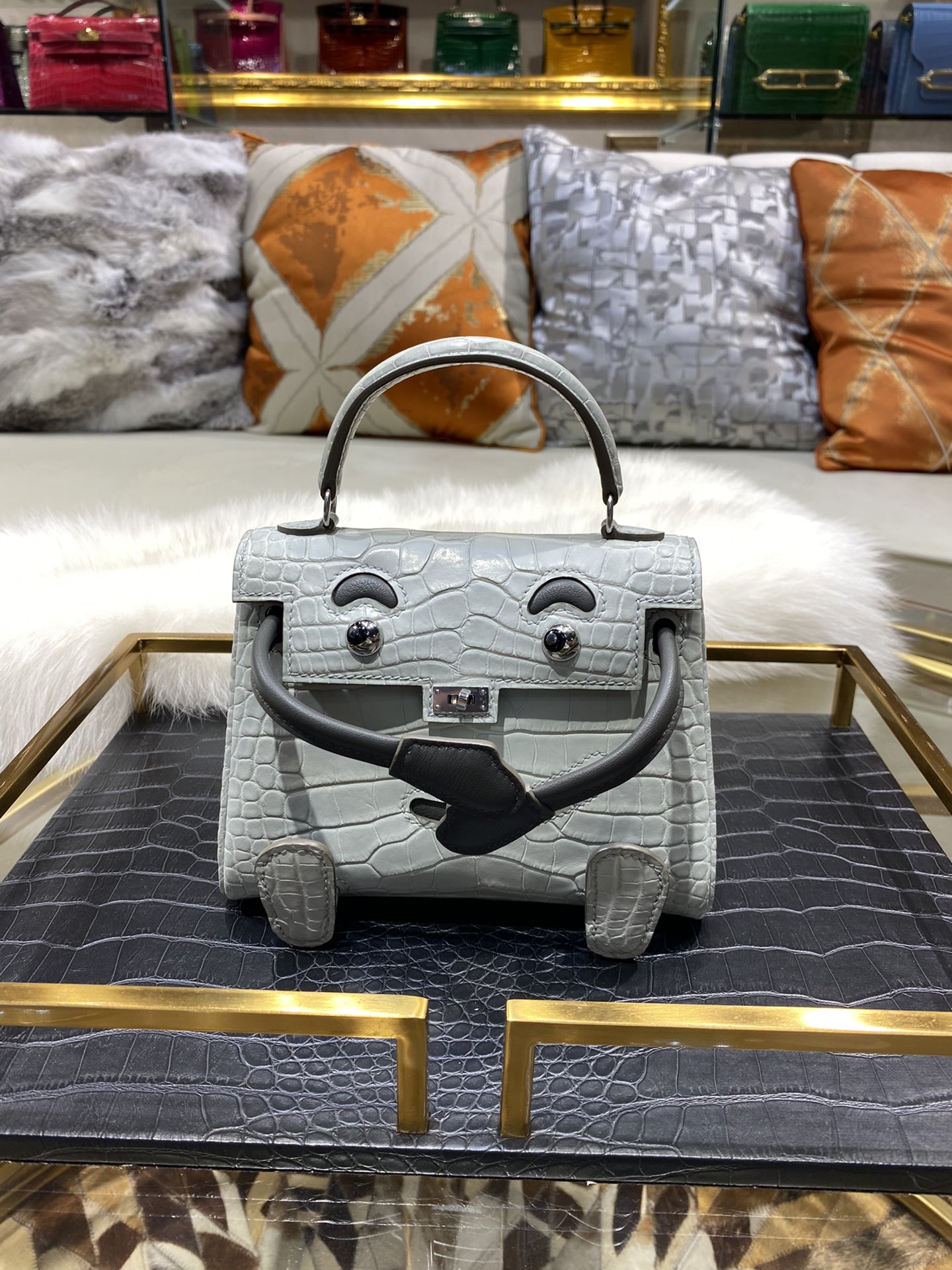 kelly doll  American crocodile top craftsmanship wax thread hand sewing