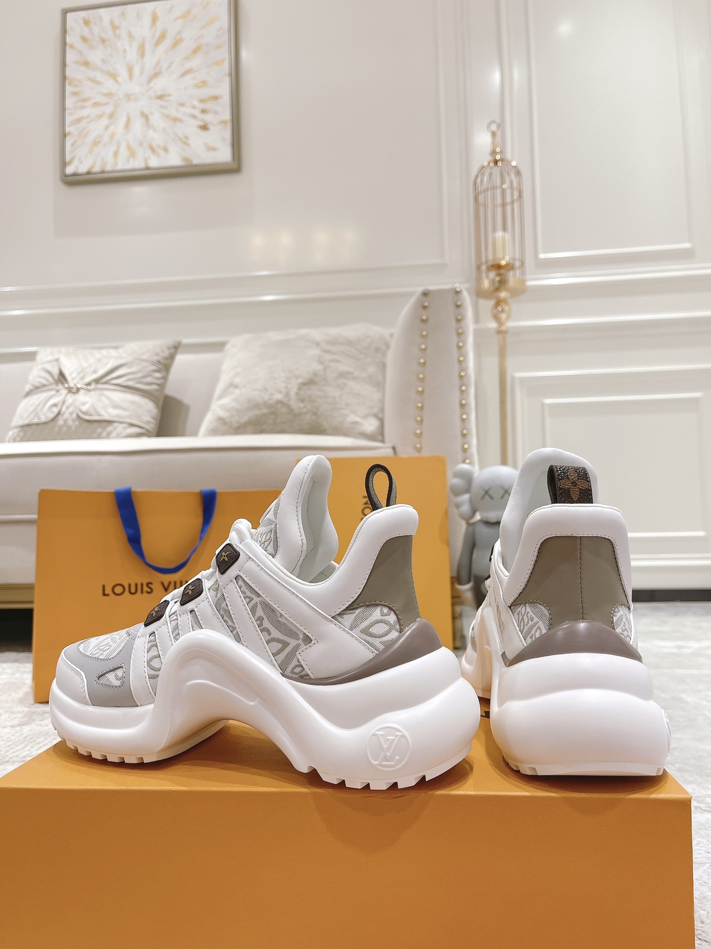 Louis Vuitton Archlight Donkey Brand Louis Vuitton Casual Sports Dad Shoes