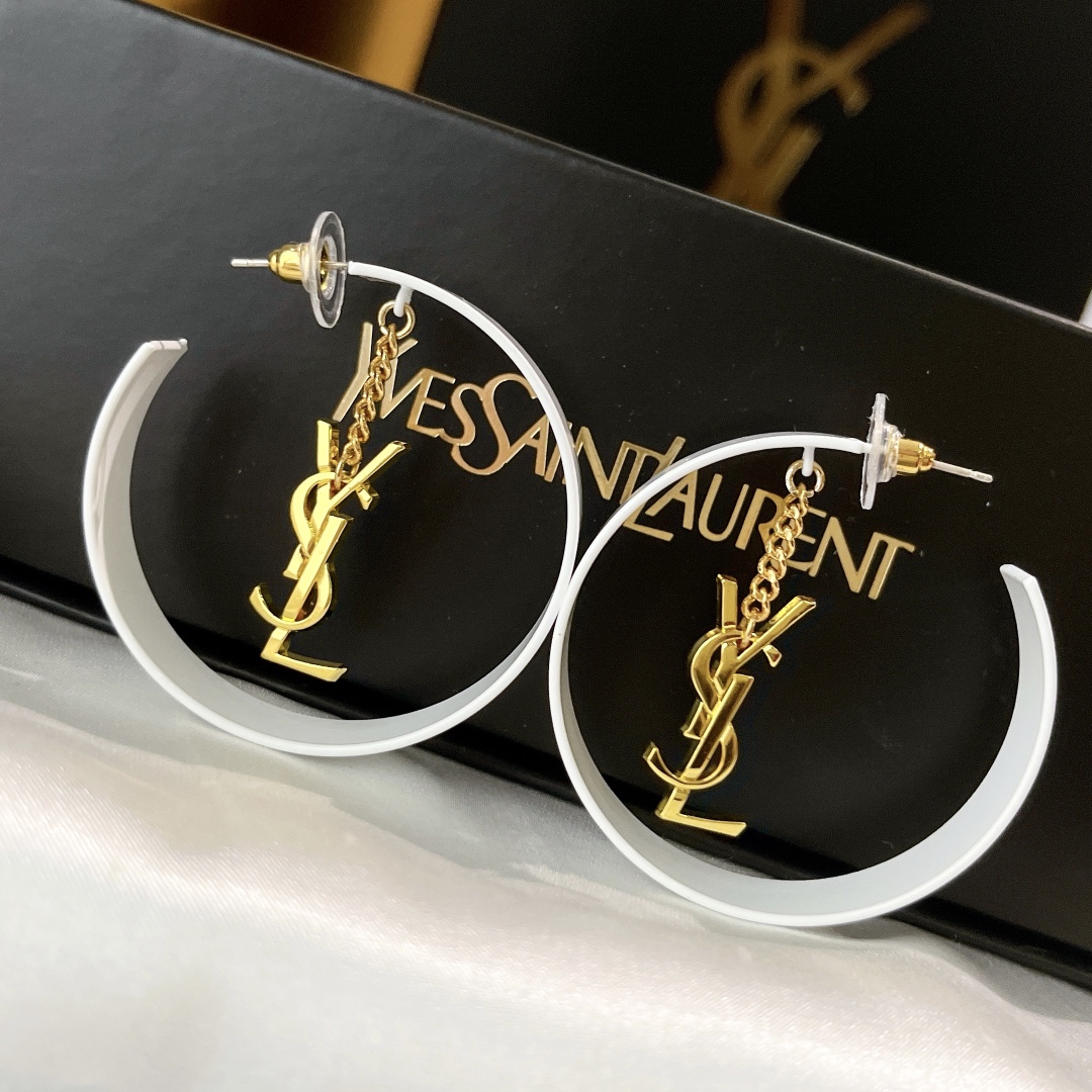 Saint Laurent YSL earrings studs