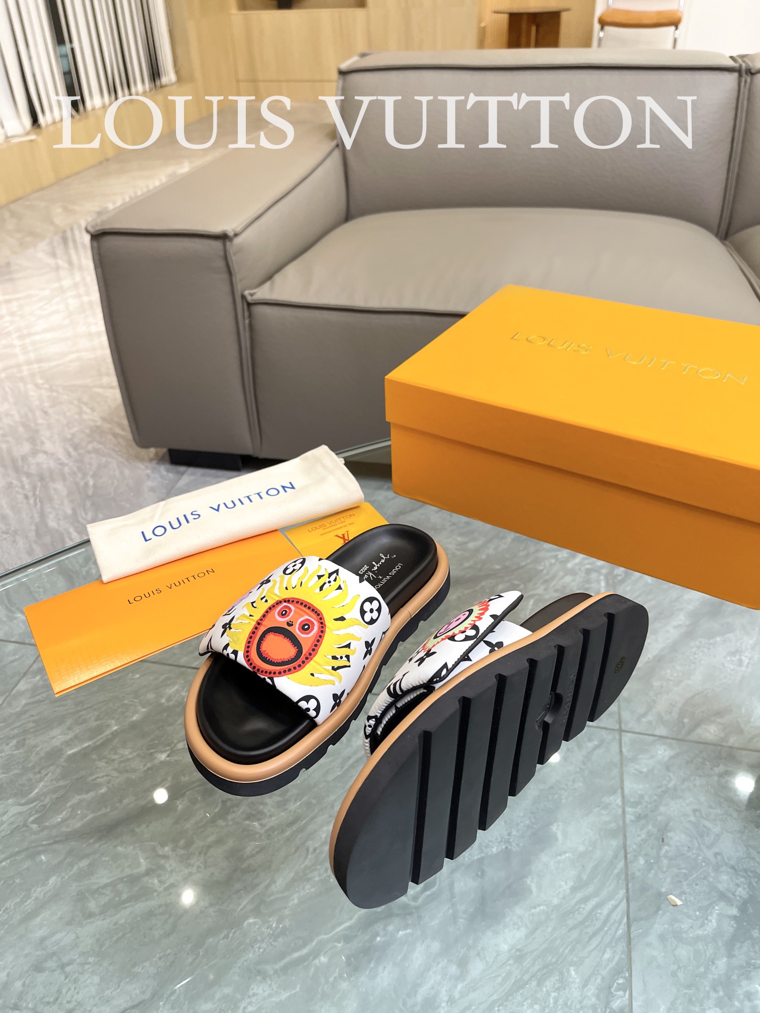 Louis Vuitton 2023 lovers mandarin duck shoes