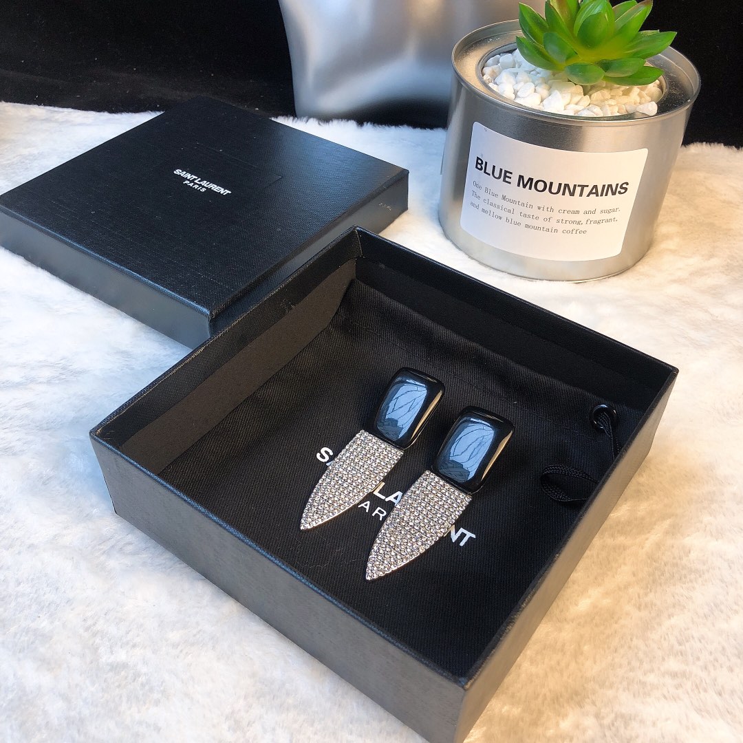 Saint Laurent YSL earrings studs