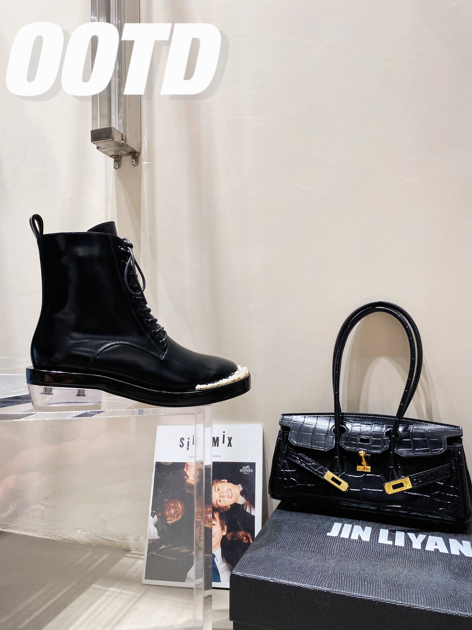 SR&HM | 𝟐𝟎𝟐𝟏/𝐒𝐒 𝐧𝐞𝐰 Sr&Hm niche designer brand 2021 fall/winter new biker boots
