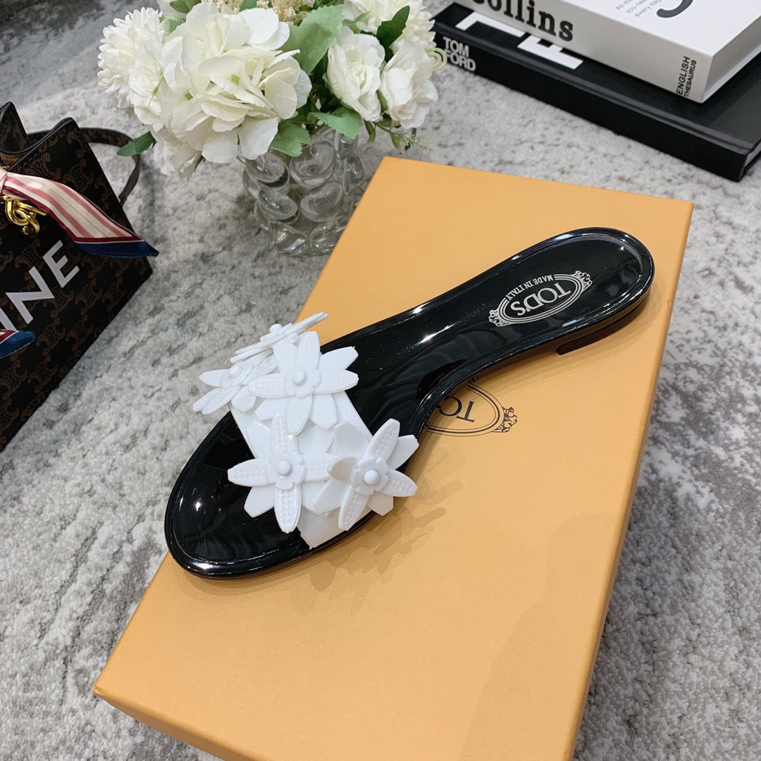 TOD'S 𝙏𝙊𝘿𝙎 2021 summer classic explosive new fabric counter PVC material summer to the beach vacation the best choice