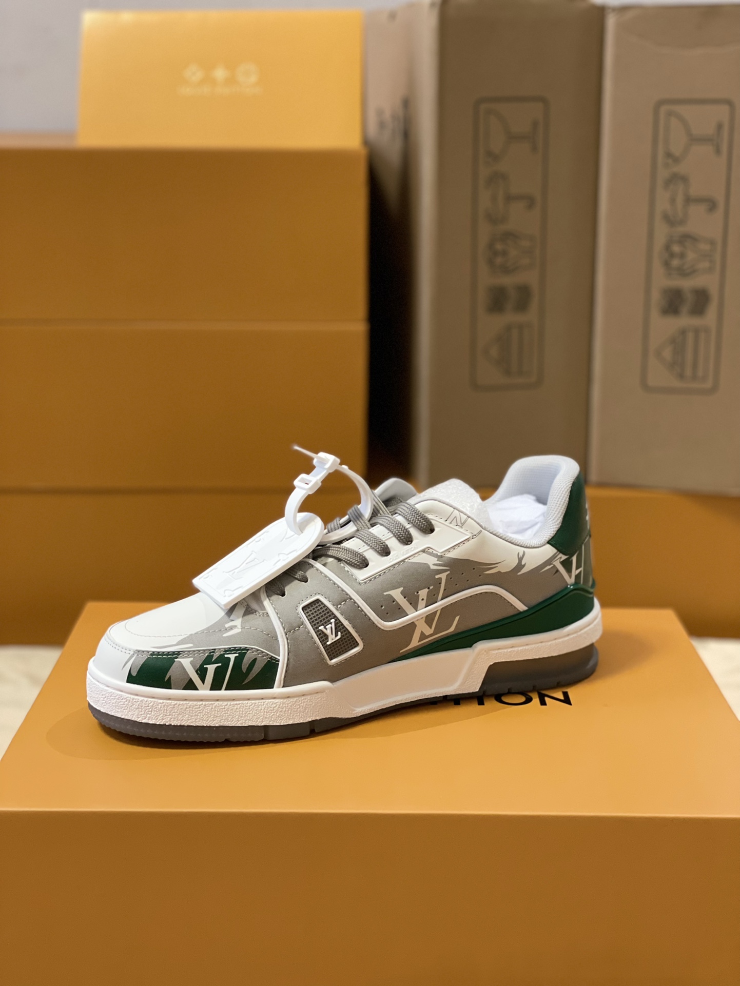 Louis Vuitton Trainer sneakers couple models style number 1AA373