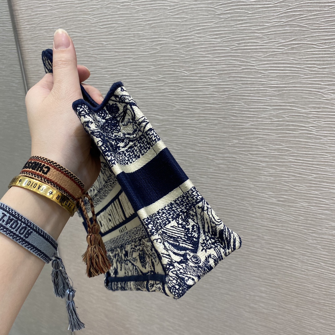 Minitote Tote tiger embroidery series