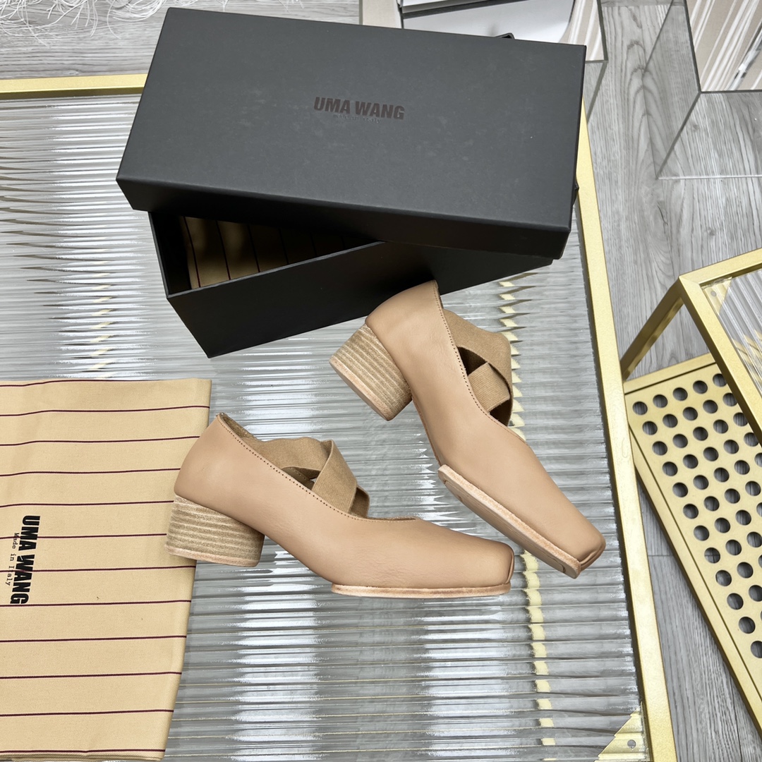 𝐔𝐌𝐀 𝐖𝐀𝐍𝐆｜𝟐𝟎𝟐𝟑/𝐒𝐒 𝐧𝐞𝐰  UMA WANG classic models retro do old ballet shoes