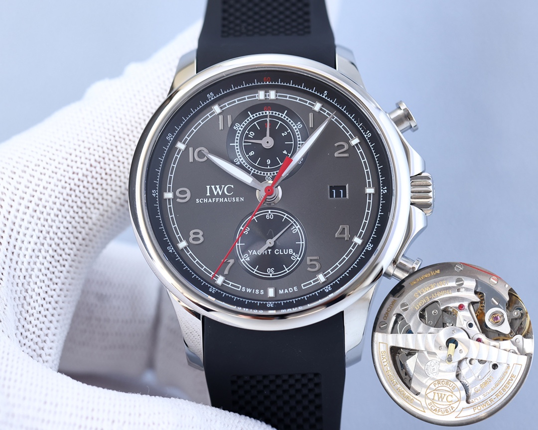 IWC- Portuguese IW390704 with Cal. 89361 chronograph movement Superluminova