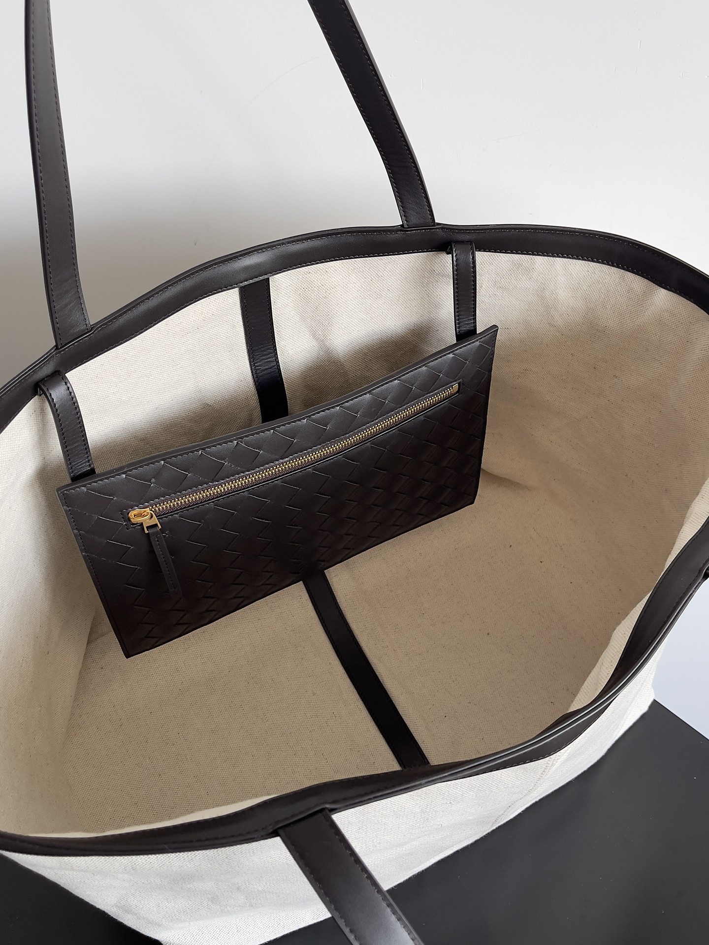 Bottega Veneta BV New Structured Flip Flap Tot Bag Large#754915