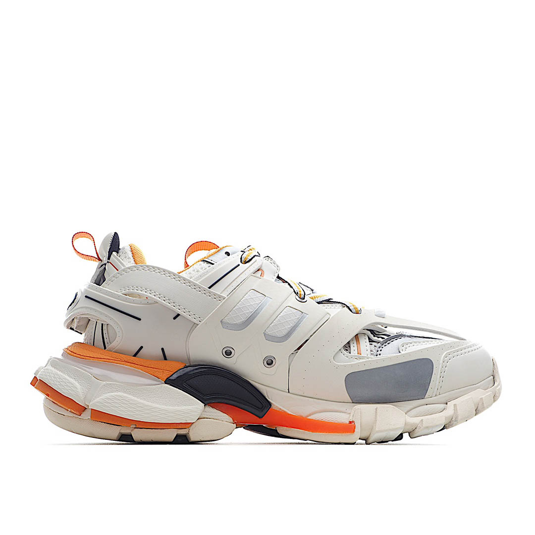 Balenciaga Sneaker Tess s.Gomma MAILLE WHITE/ORANGE