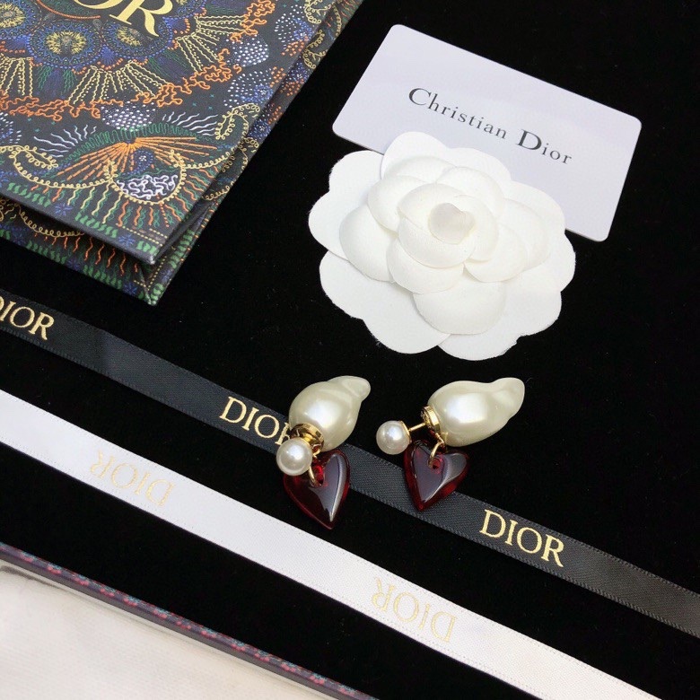 Dior stud earrings