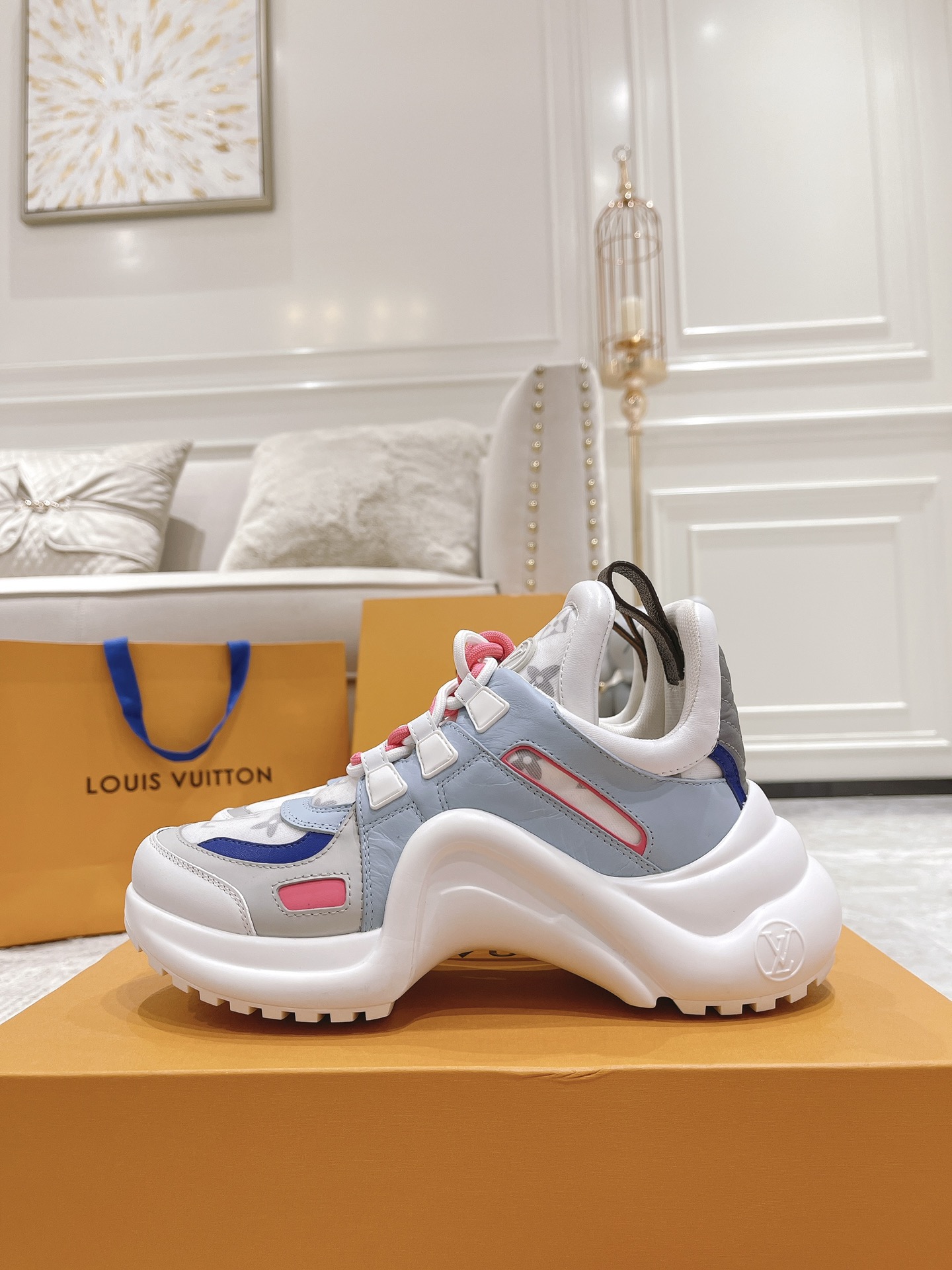 Louis Vuitton Archlight Donkey Brand Louis Vuitton Casual Sports Dad Shoes