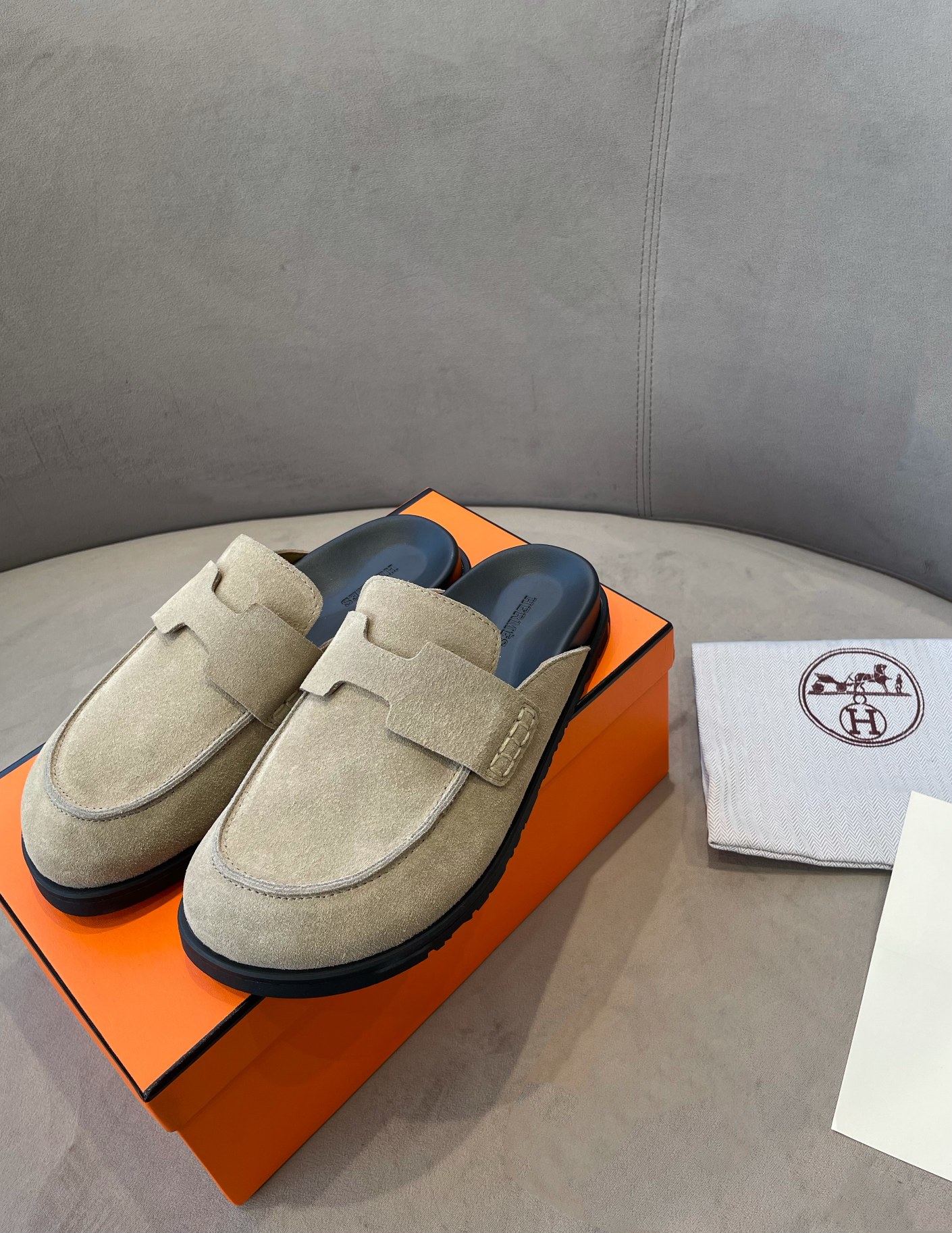 Hermes Birkenstock Mules