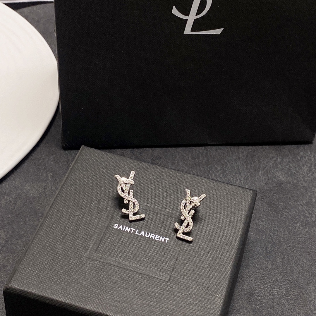 Saint Laurent YSL earrings studs