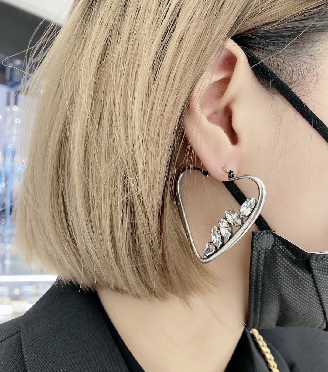 Saint Laurent YSL earrings studs