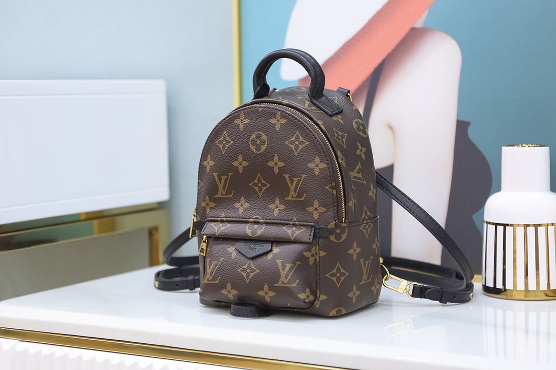 Louis Vuitton 𝐏𝐀𝐋𝐌 𝐒𝐏𝐑𝐈𝐍𝐆𝐒mini backpack🎒M44873