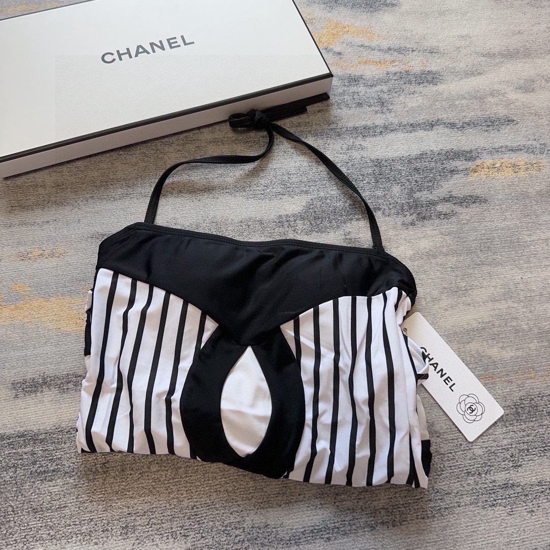CHANEL One-piece swimming costume