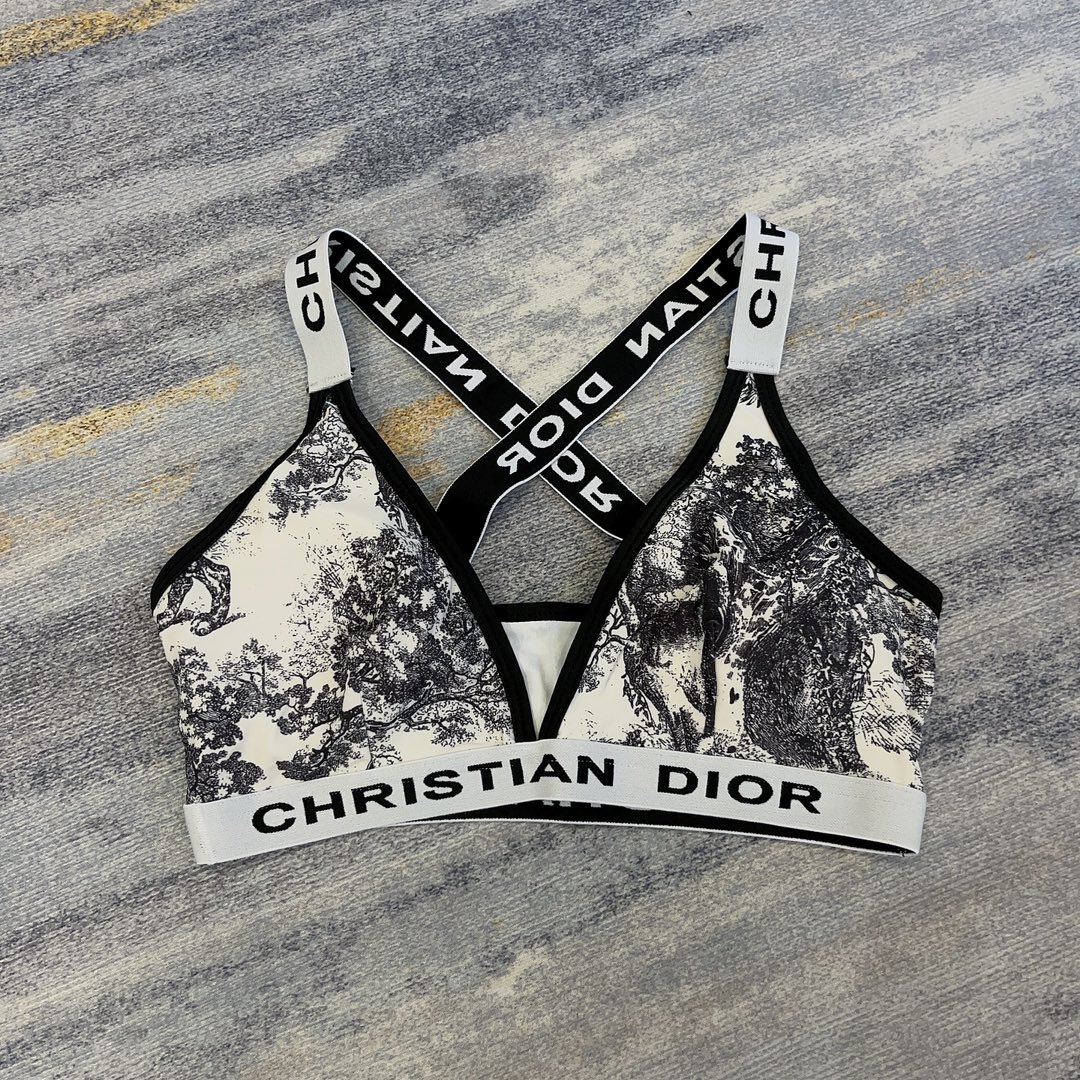 dior zoo series two piece swimsuit