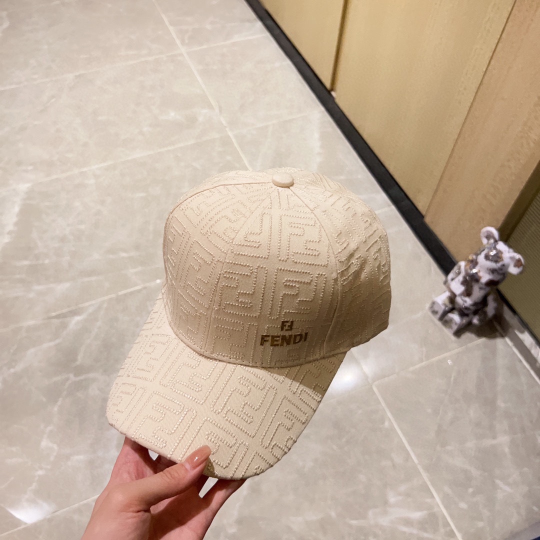 [Fendi] 2023 New Embroidered Simple Baseball Cap