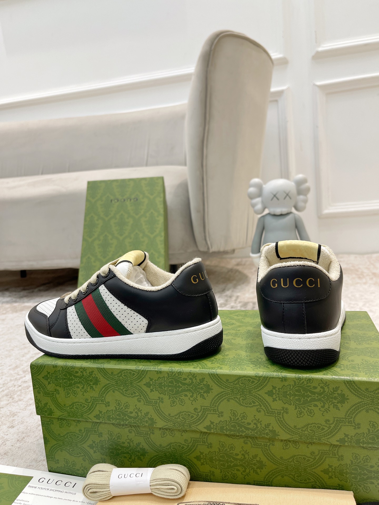 Gucci new upgraded small dirty shoes couple models