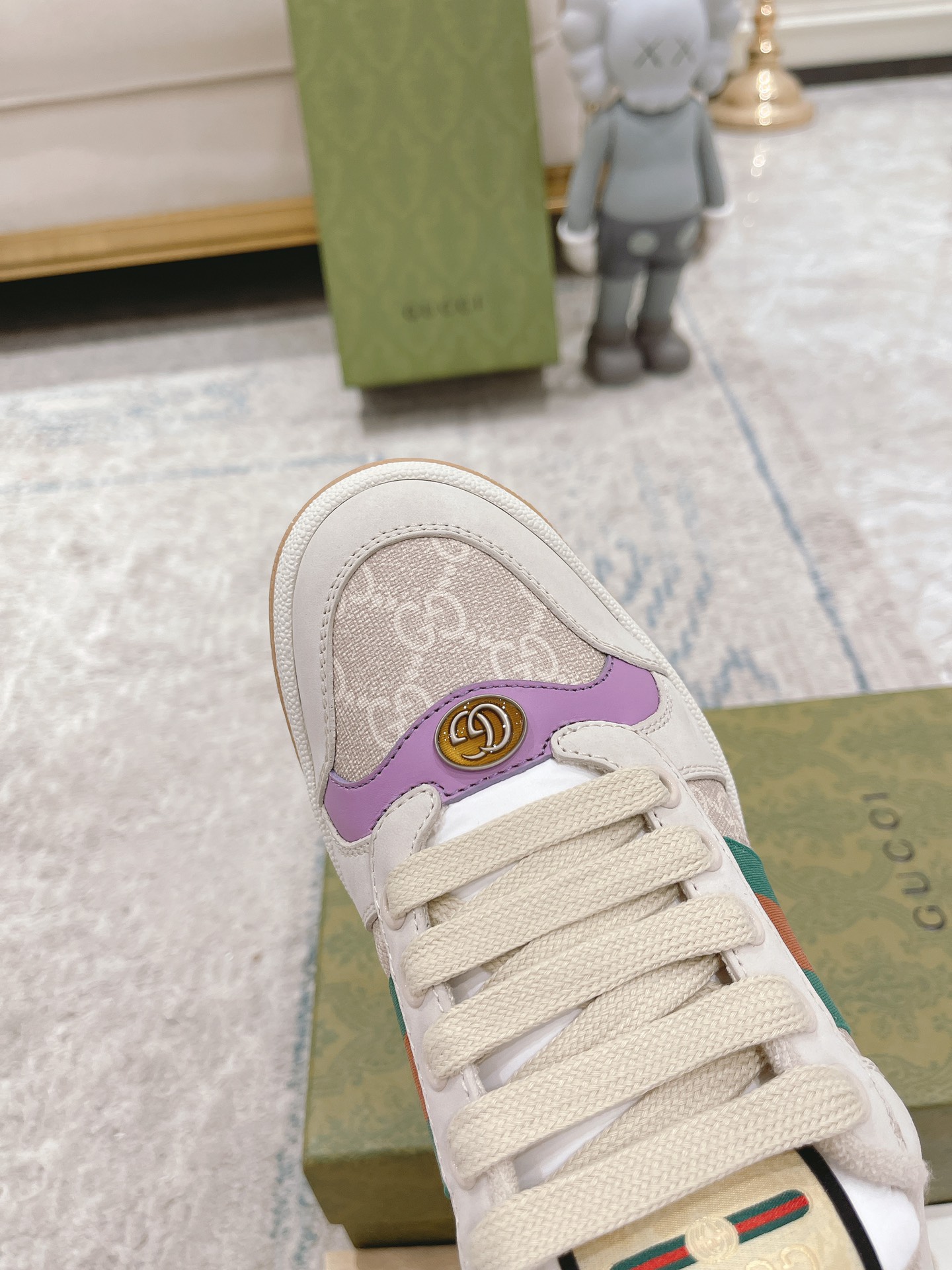 Gucci new upgraded small dirty shoes couple models