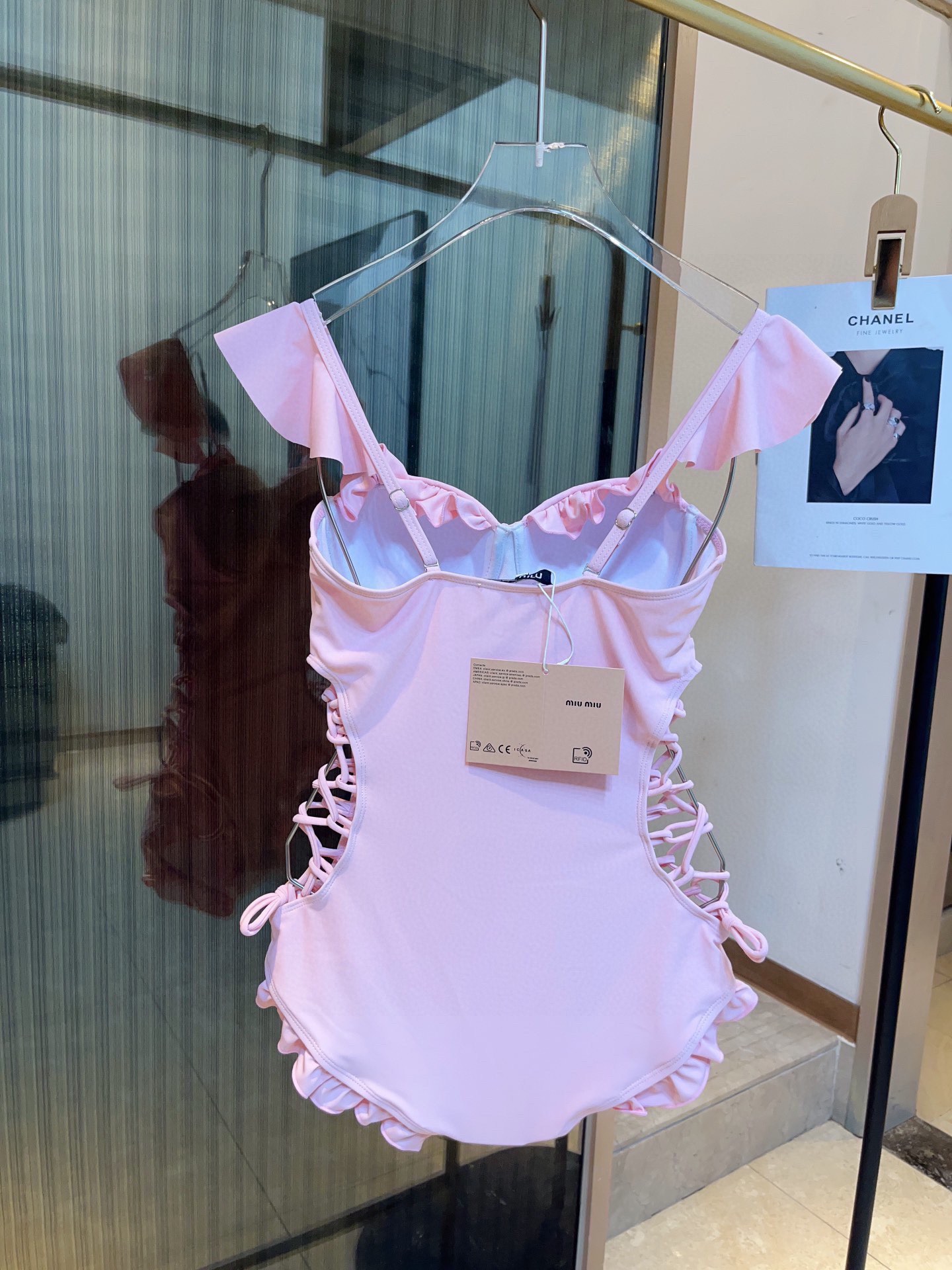 miumiu mu princess style one piece swimsuit