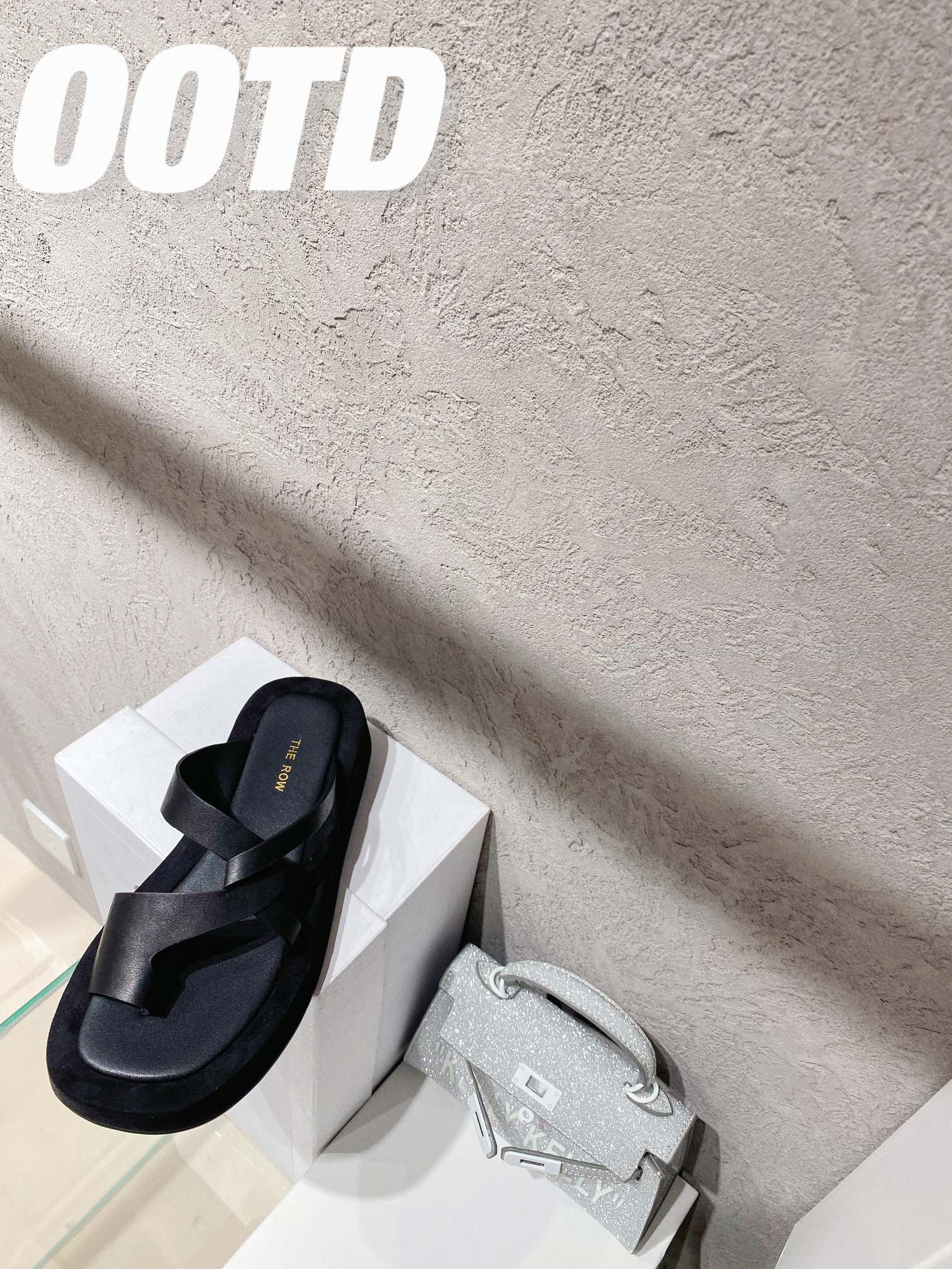 THE ROW | 𝟐𝟎𝟐𝟏/𝐒𝐒 𝐧𝐞𝐰 The row 2021 official website synchronization niche sexually cool wind thick bottom flip-flops