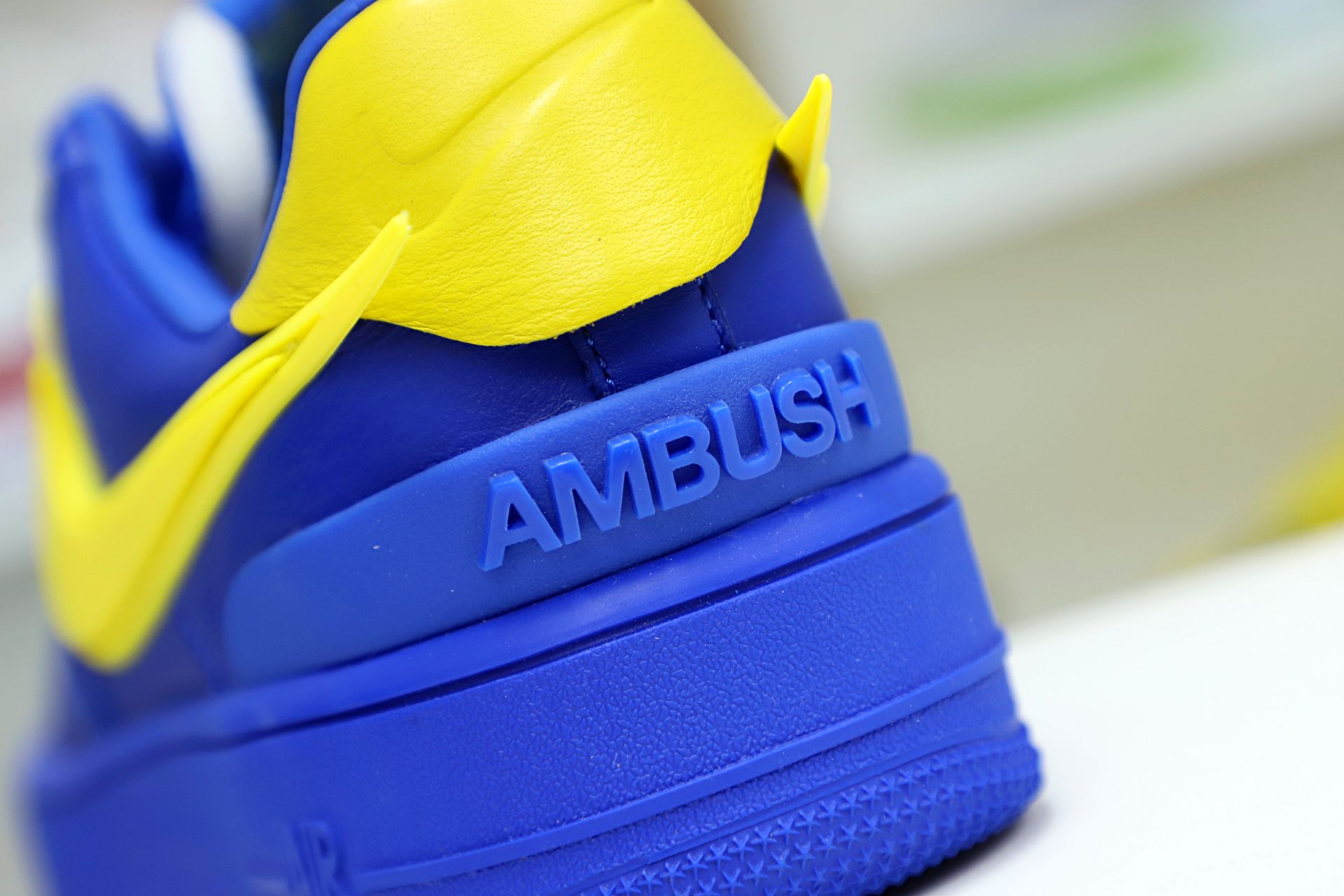 AMBUSH xNike Air Force1LoW GameRoya and Vivid Sulfur