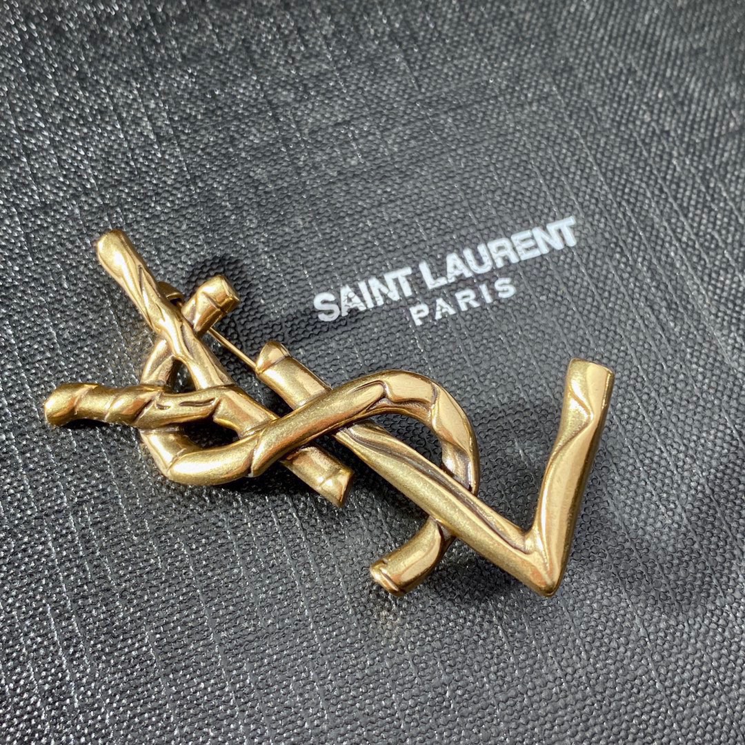 Saint Laurent YSL brooch