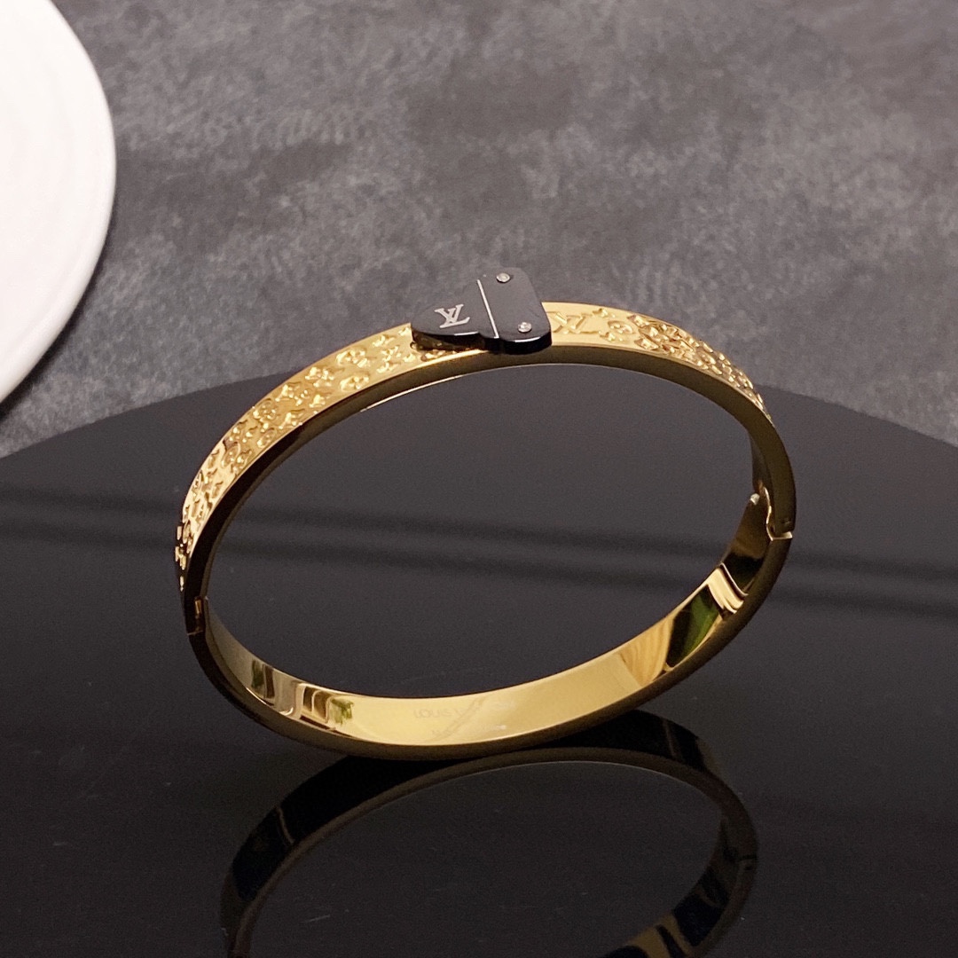 Louis Vuitton Lv bracelet in 14kt fine colour guaranteed