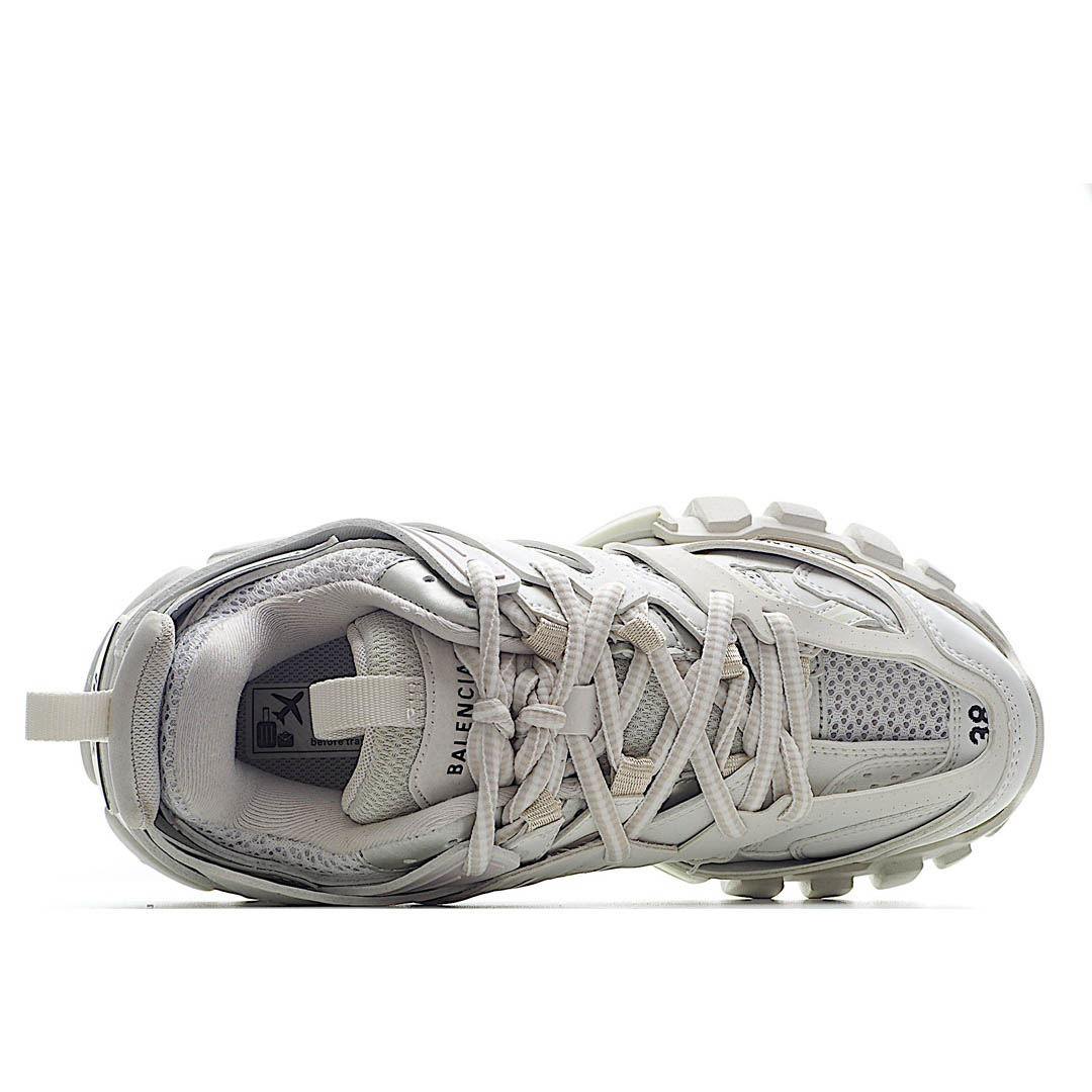 Balenciaga Sneaker Tess s.Gomma MAILLE WHITE/ORANGE
