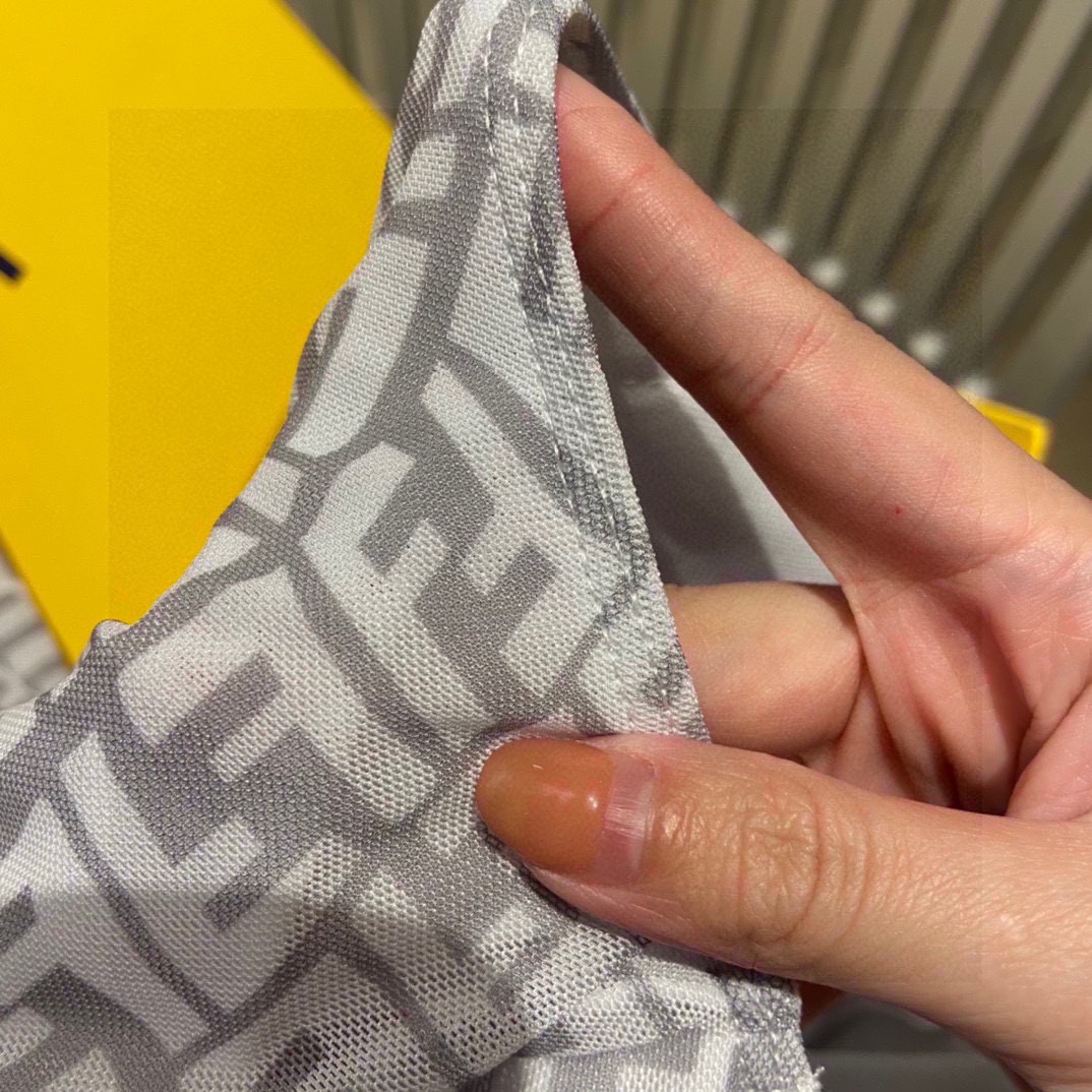 Fendi long-sleeved one-piece sun protection swimming costume