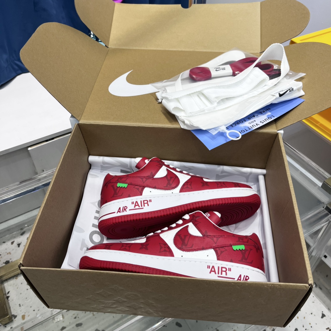 Louis Vuitton x NIKE Air force1 22ss Heavy Joint
