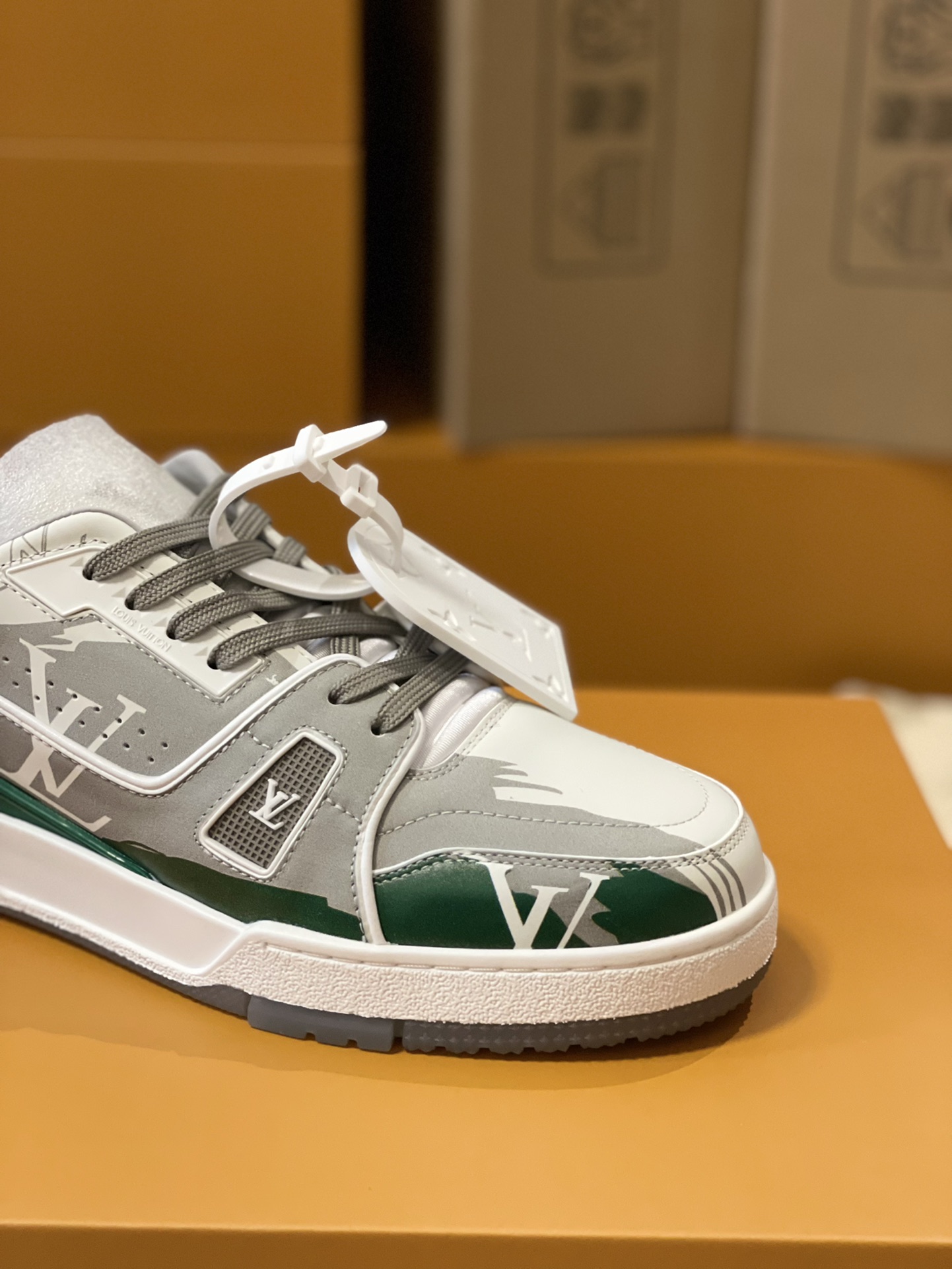 Louis Vuitton Trainer sneakers couple models style number 1AA373