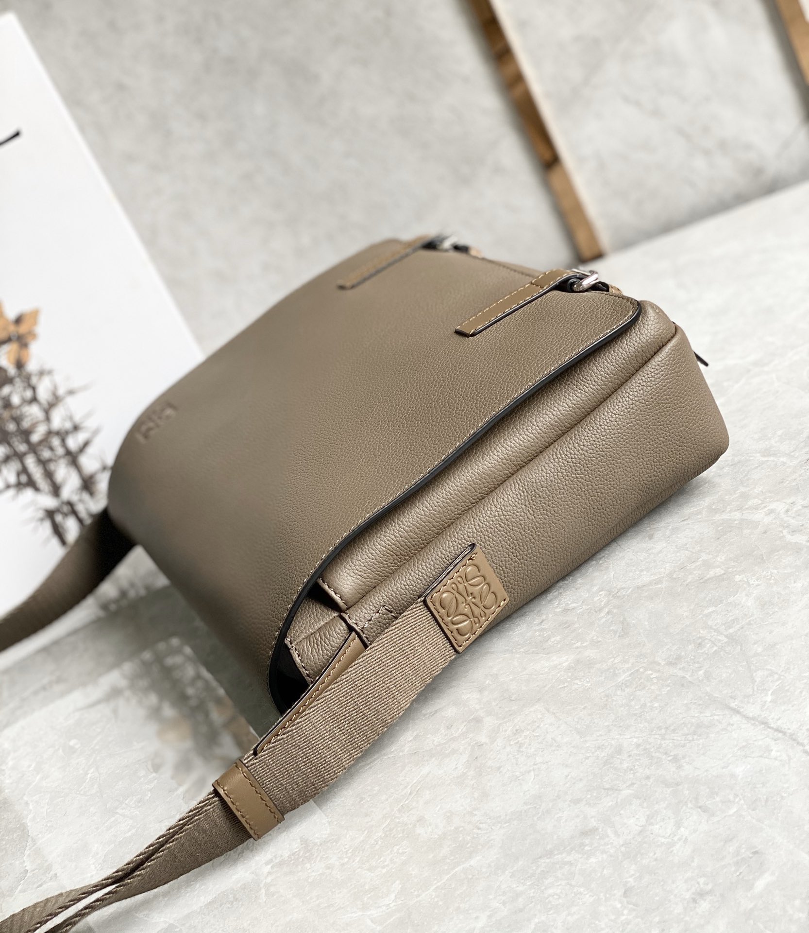 LOEWE latest military messenger bag