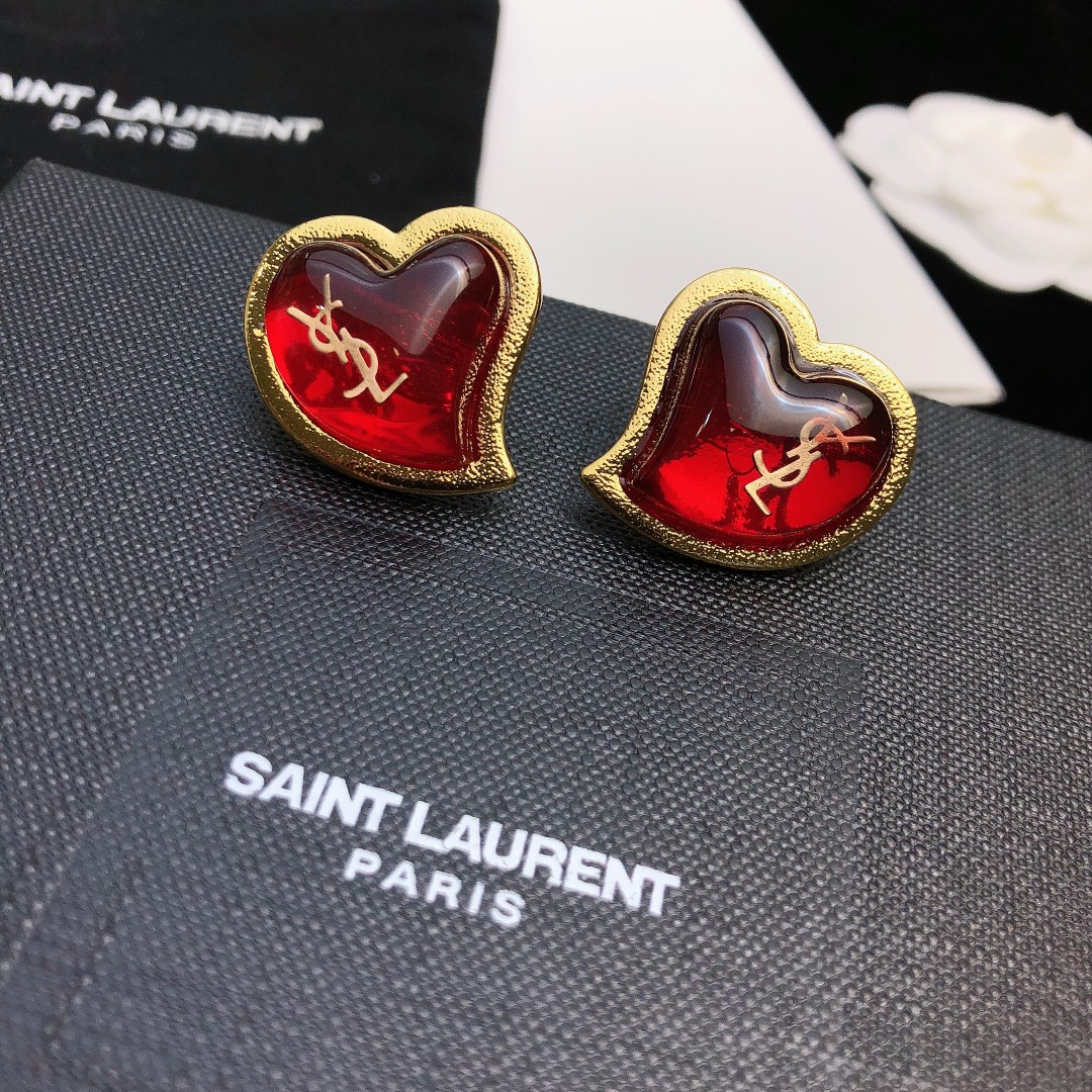 Saint Laurent YSL earrings studs